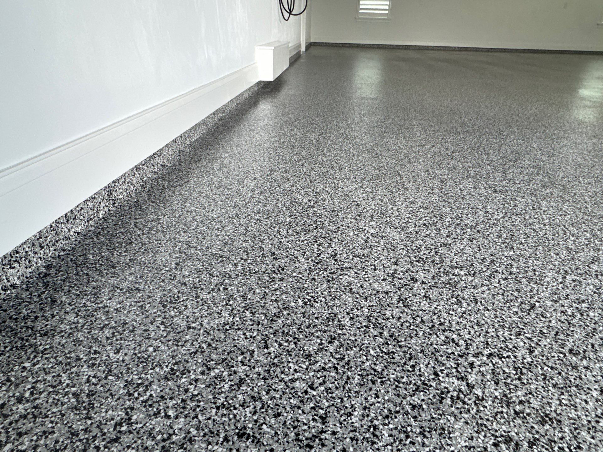 Garage Project in Newberry, FL in Domino by Cross Creek Concrete Coatings