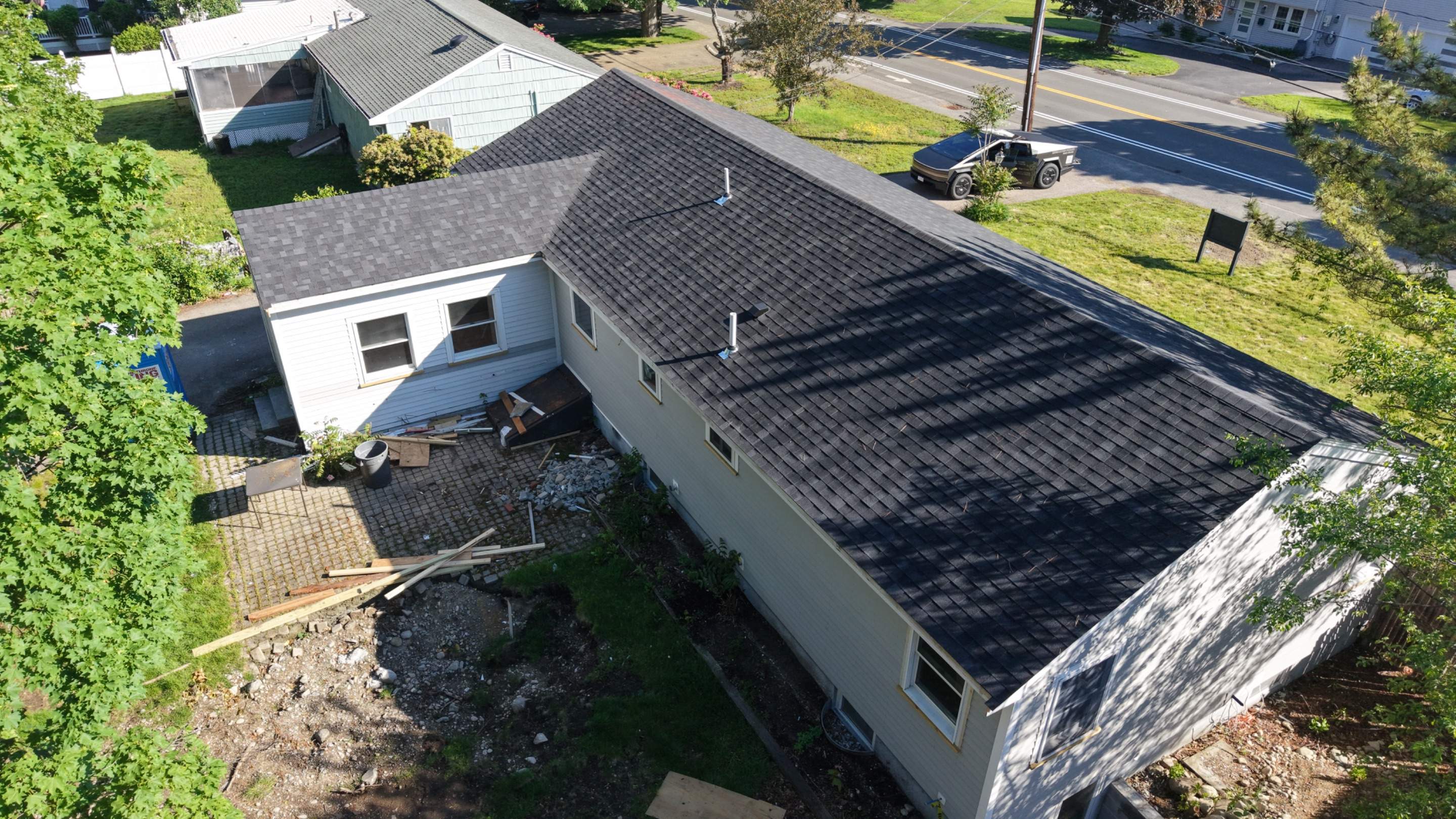 Two-Structure Roof Replacement – Owens Corning Duration, Onyx Black by JOHNNYS PRO
