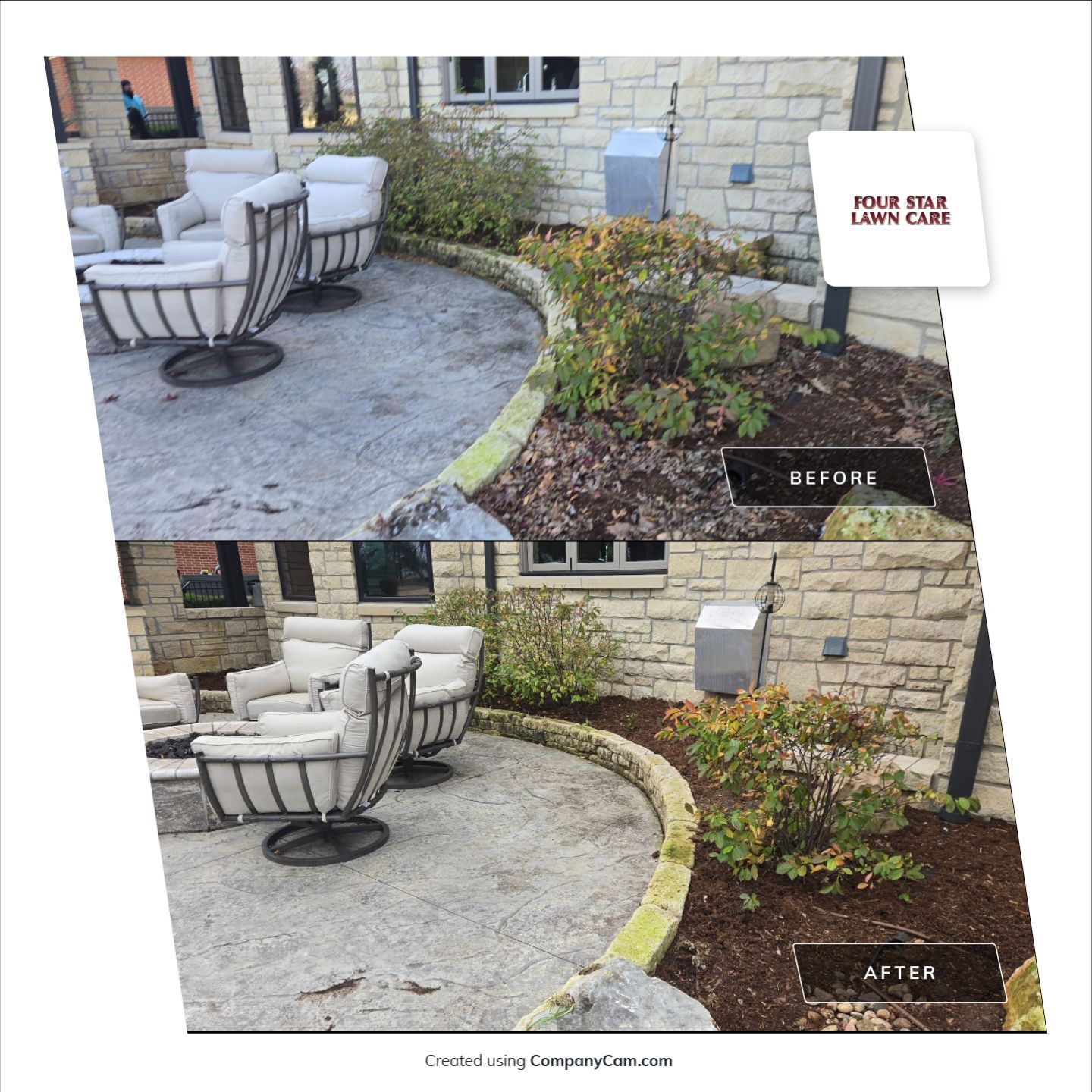 Project in Wichita by Four Star Lawn Care