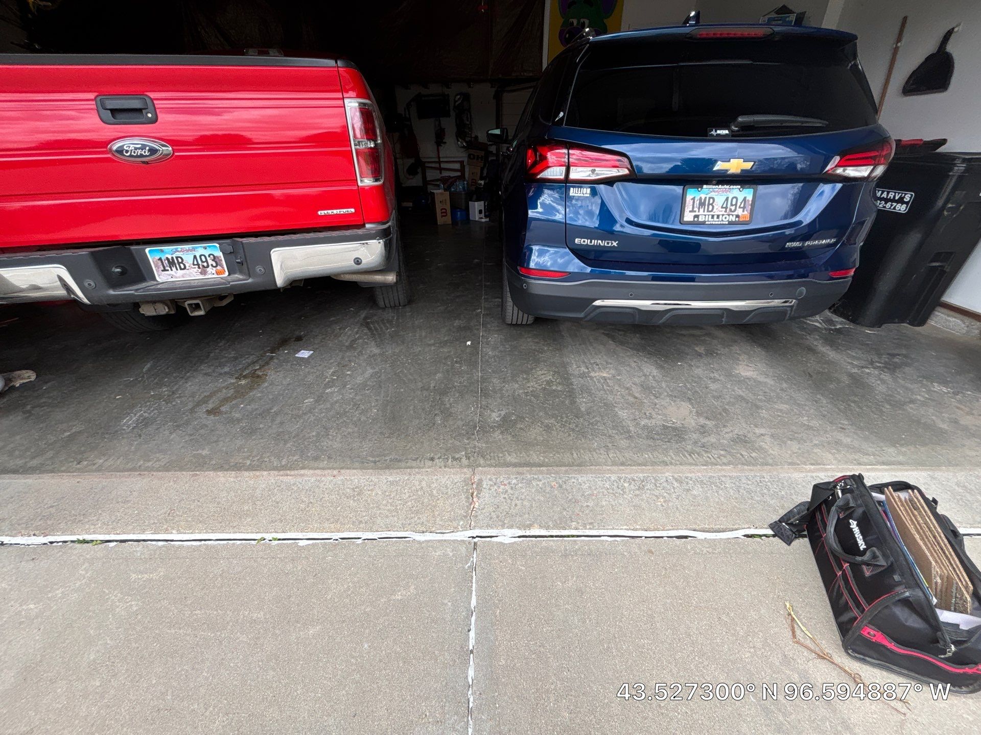 Durable Garage Floor Coating in Brandon by Select Painting, Coatings & Garage Cabinets