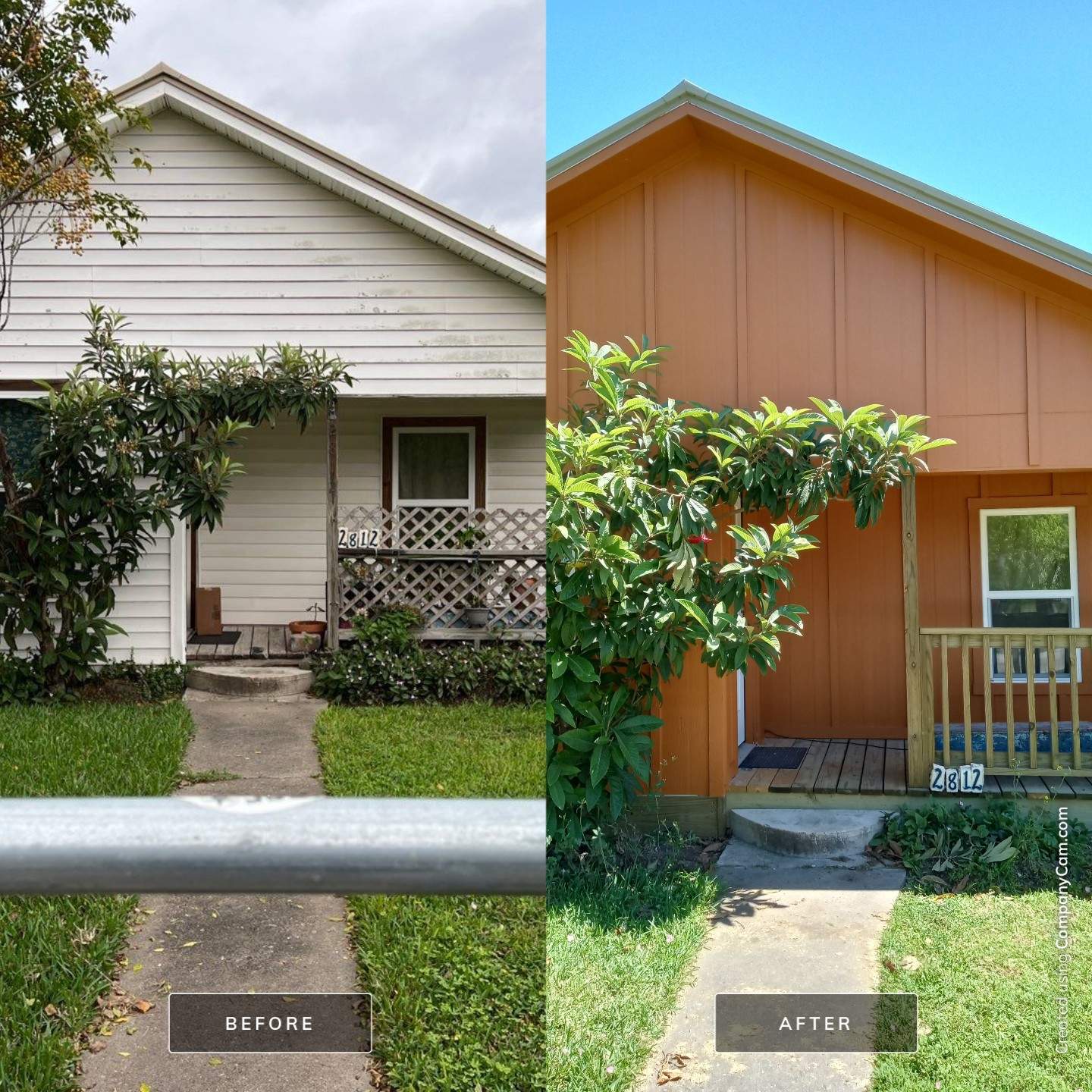 Vinyl to Hardie by Bayfront Roofing and Construction