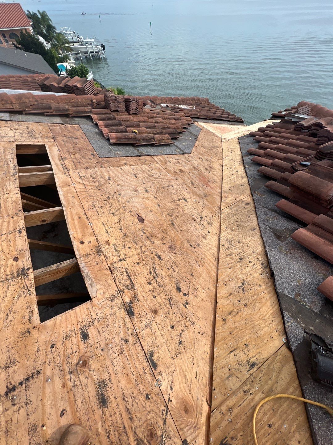 Residential Roofing Repair using Concrete Roof Tile by RoofSmith of Tampa Bay