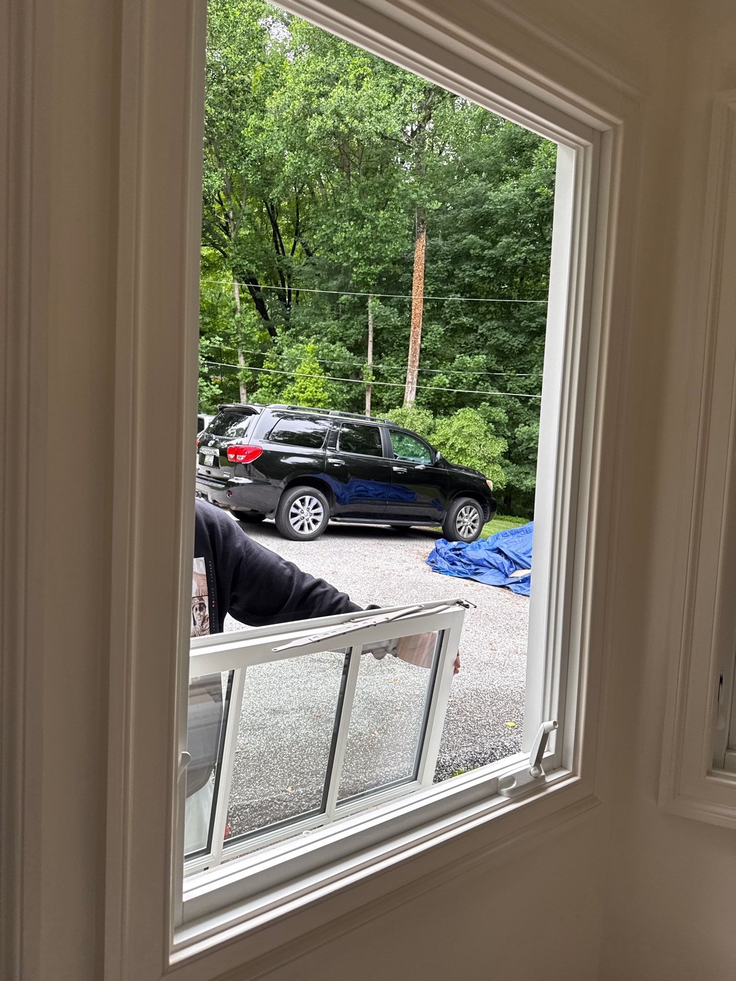 Custom Multi-Pane Window Replacement on Maryland Stone Residence by Forbes Design Center