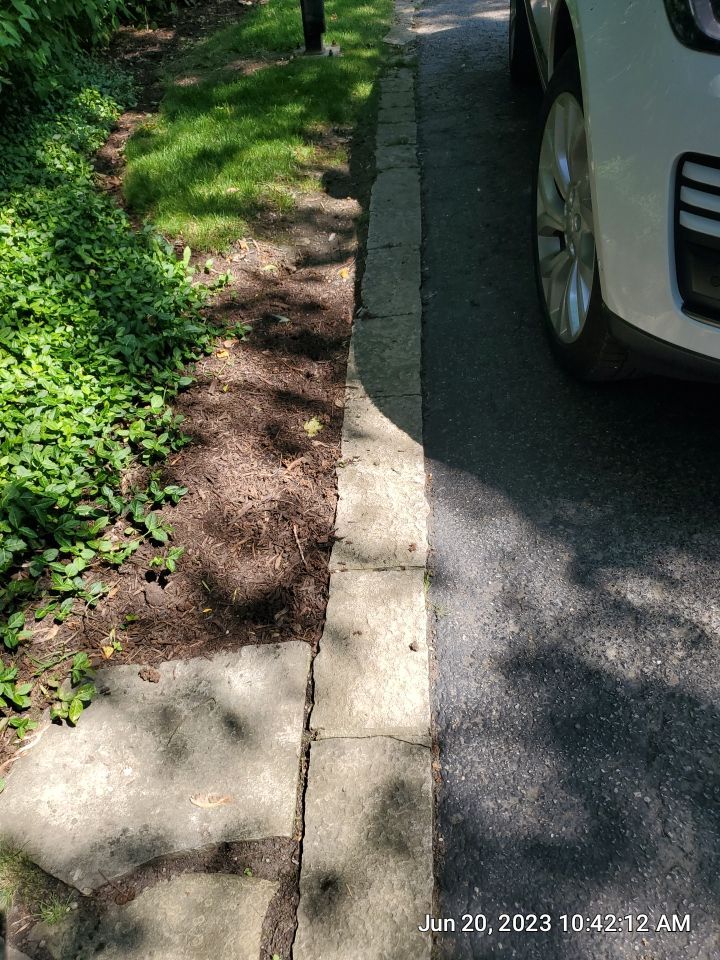 natural stone cleaning using Algaecide, soft wash soap by Northern Power Washing LLC.