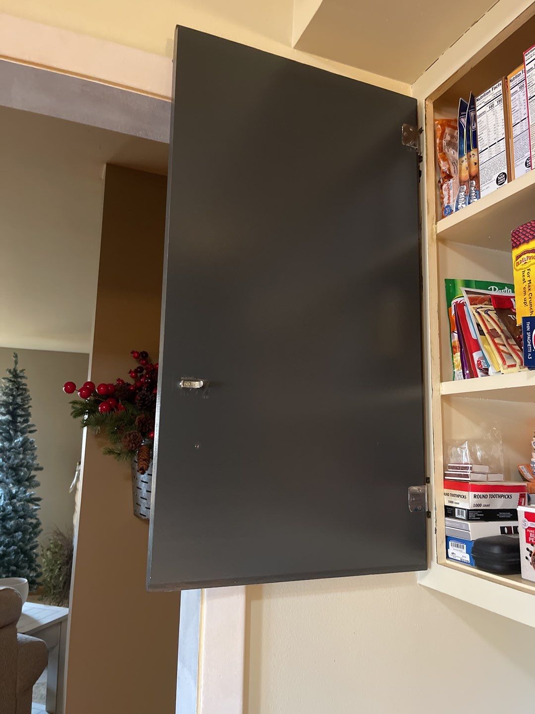Painting Kitchen Cabinets and Walls using Sherwin Williams paint by Lightning Exteriors