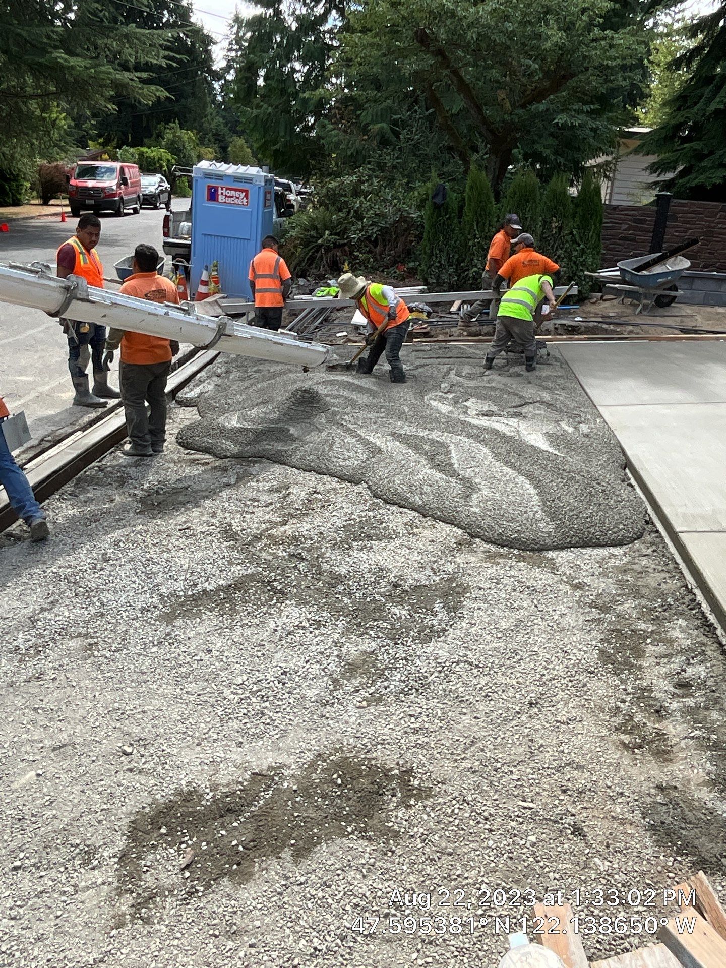 Bruce | Broom Finish Driveway, Concrete Project by Jireh Asphalt & Concrete Inc 