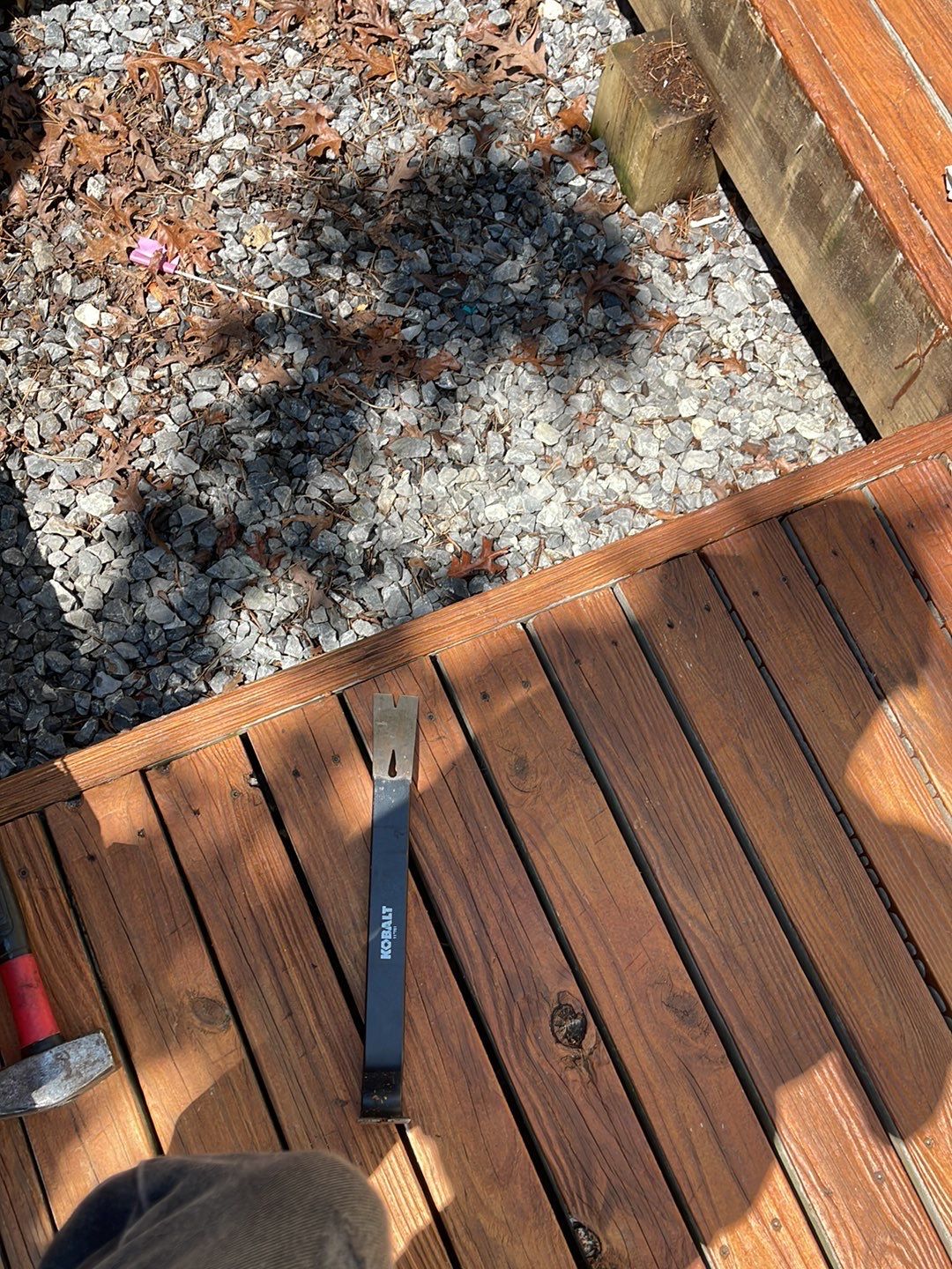 Deck Refinishing Using Powerwasher by A1 NERDY HOMES LLC