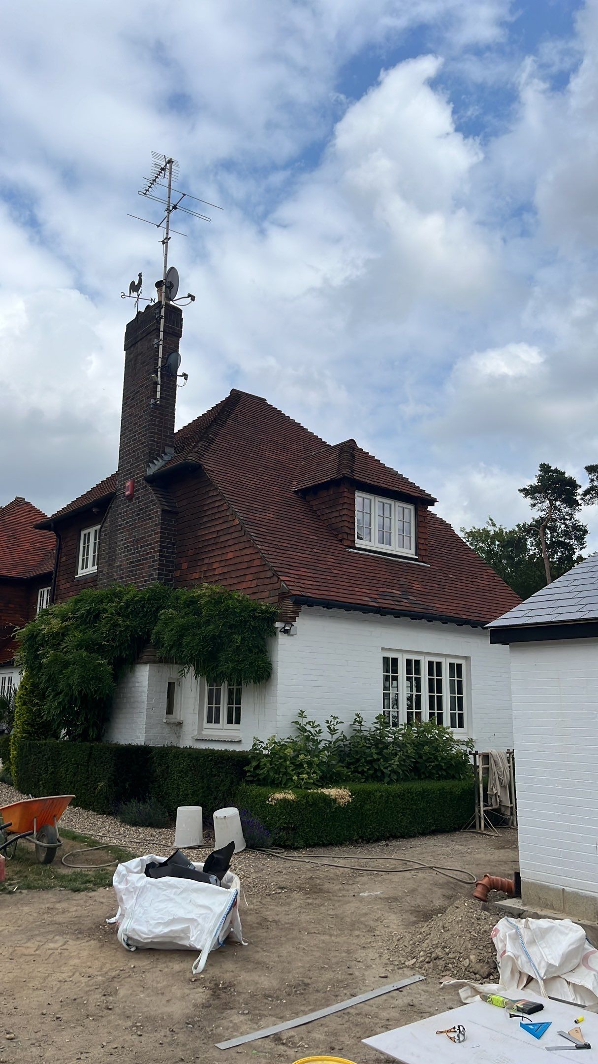 Roof Clean - Biocide Treatment using Honda 15lpm Low Pressure Washing Machine by Ges Exterior Cleaning ltd