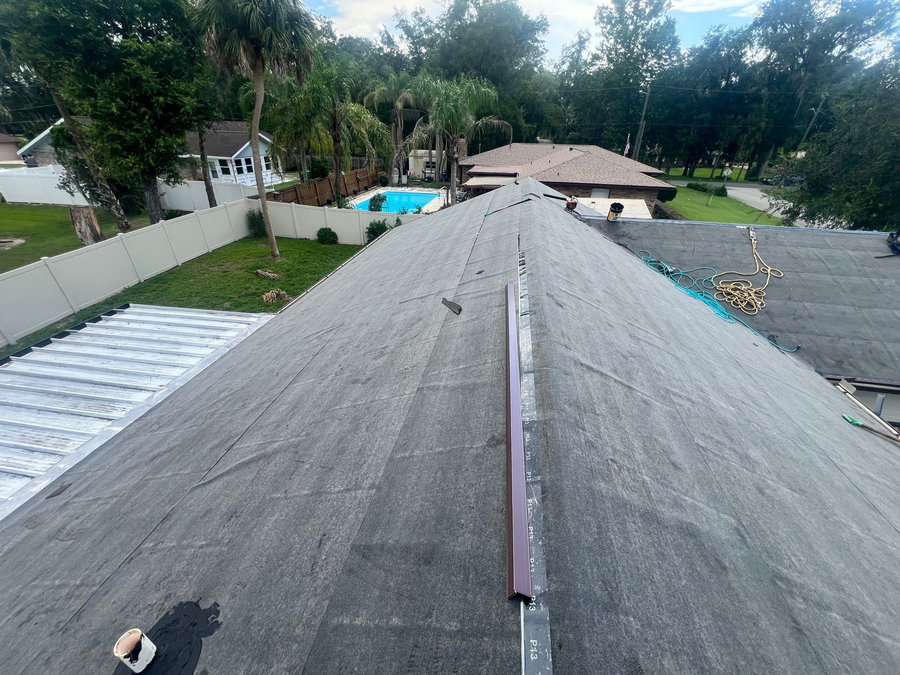 Architectural Shingle Roof Replacement and Attic Inspection in Orange City by Pinnacle Roofing Group