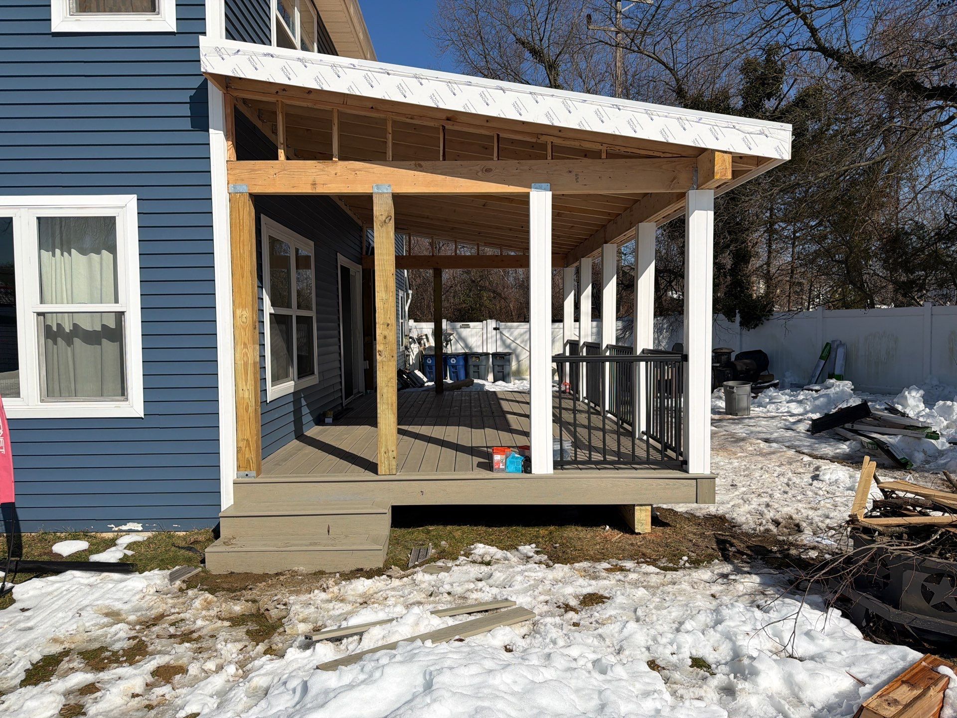 New Deck Porch In Keport by deck guardian