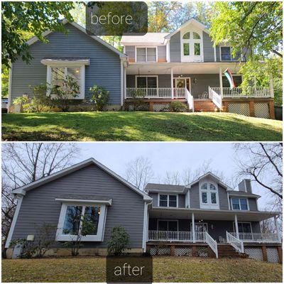Window, Siding, Trim and Gutter replacement.