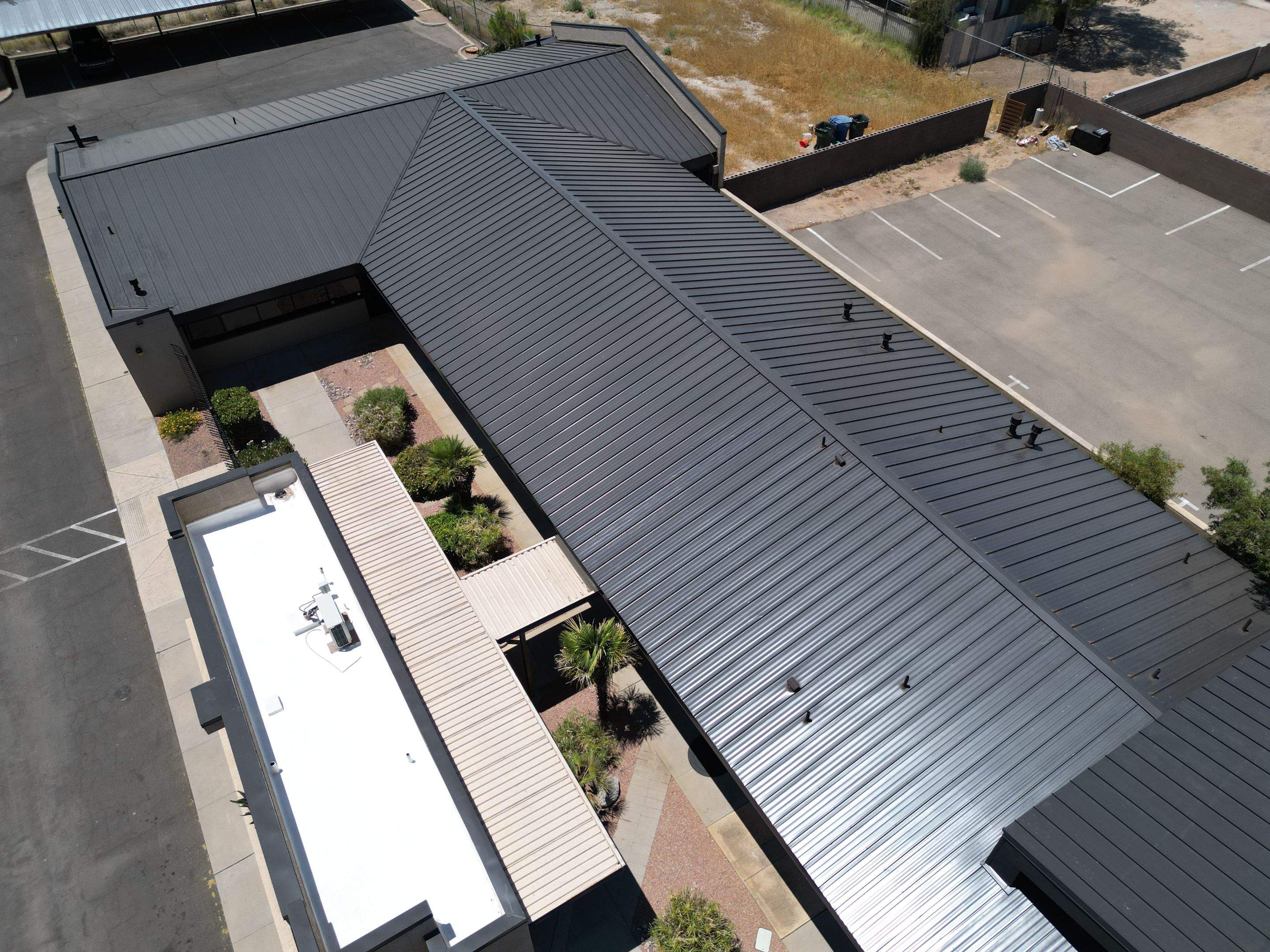 Burnished Slate Standing Seam by Reimagine Roofing