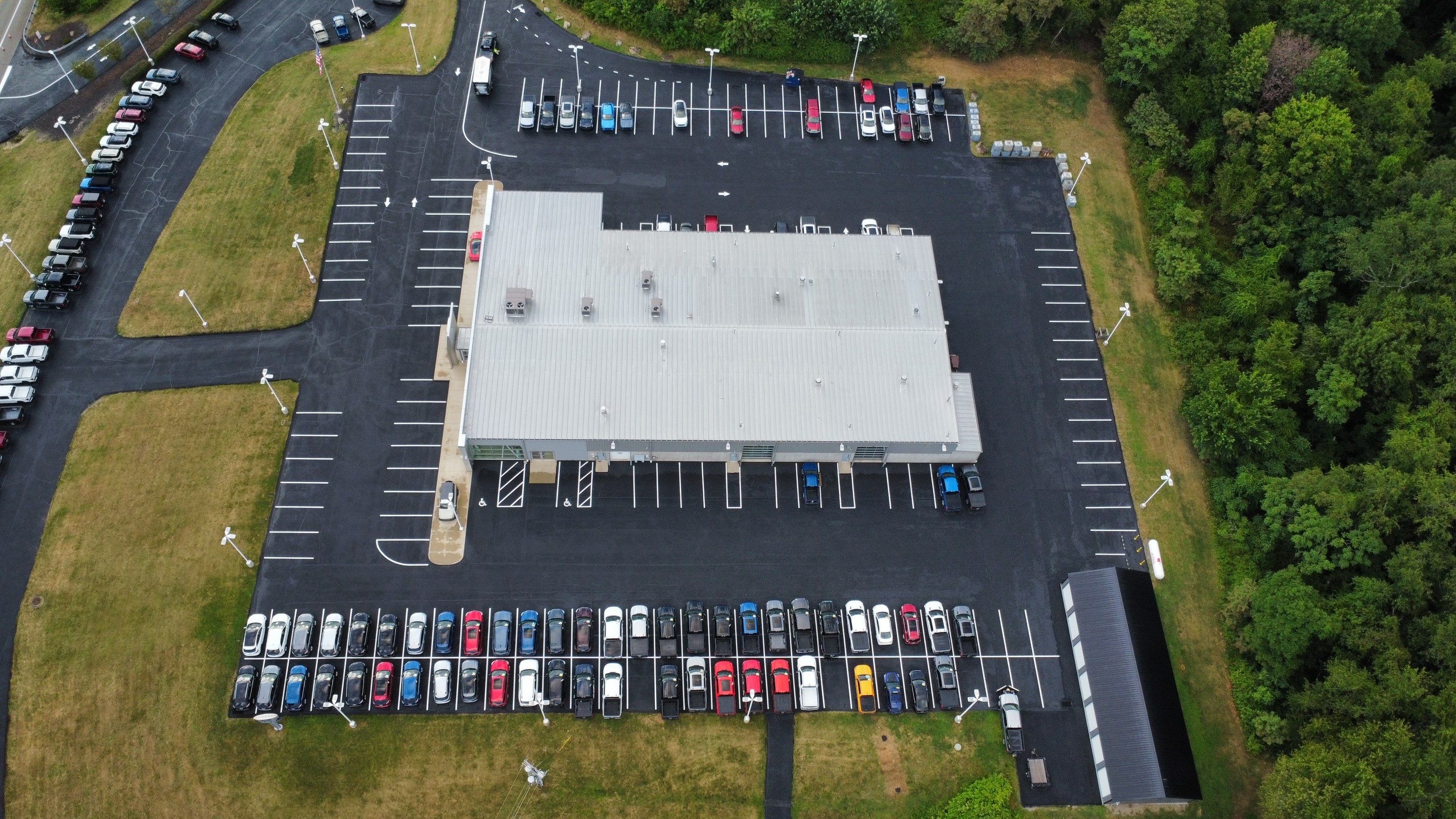 Car Dealership by G-Force Parking Lot Striping of Pittsburgh