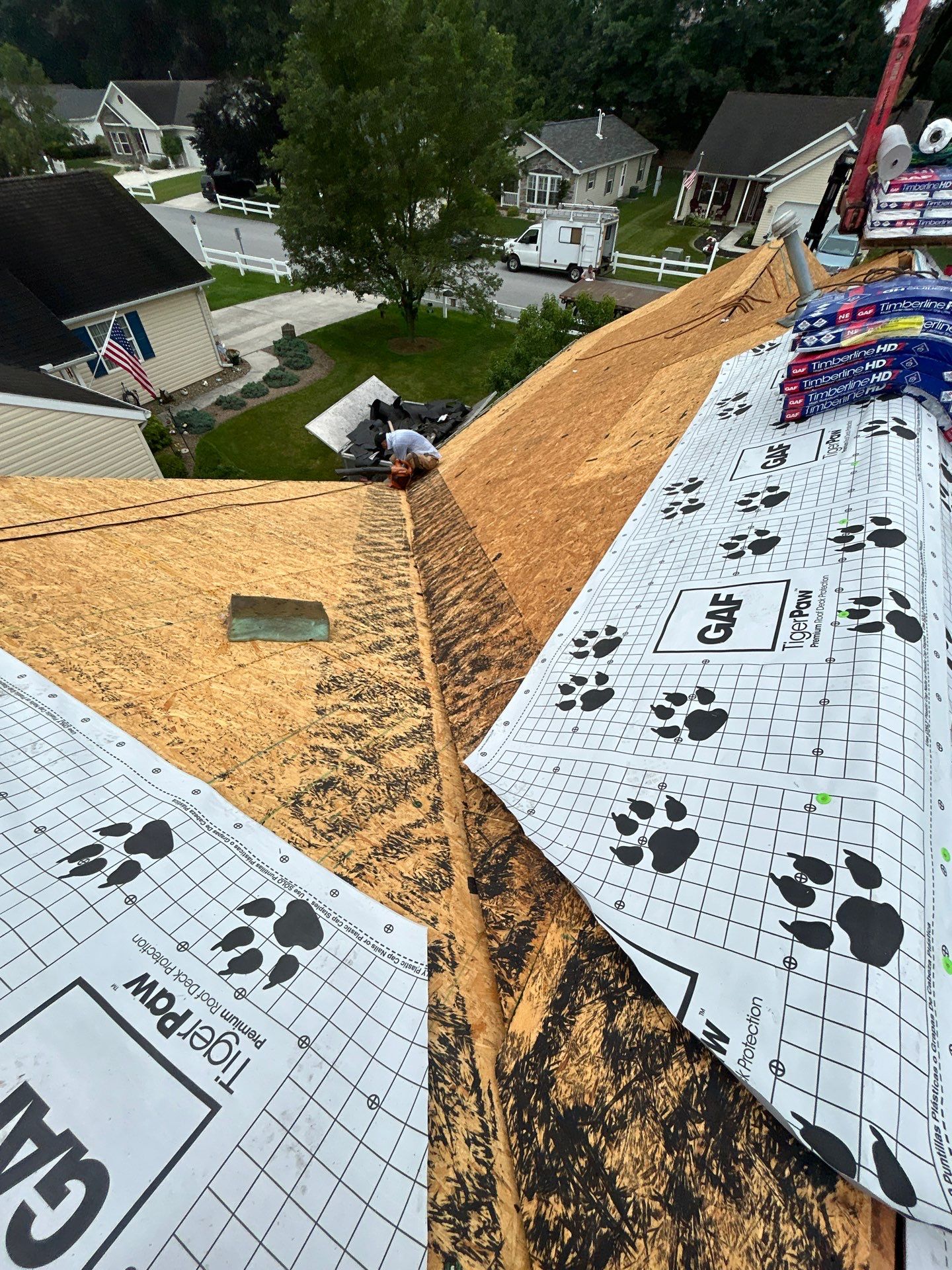 Gaf / Hdz Roof Installation- Shakewood by Teflon Roofing