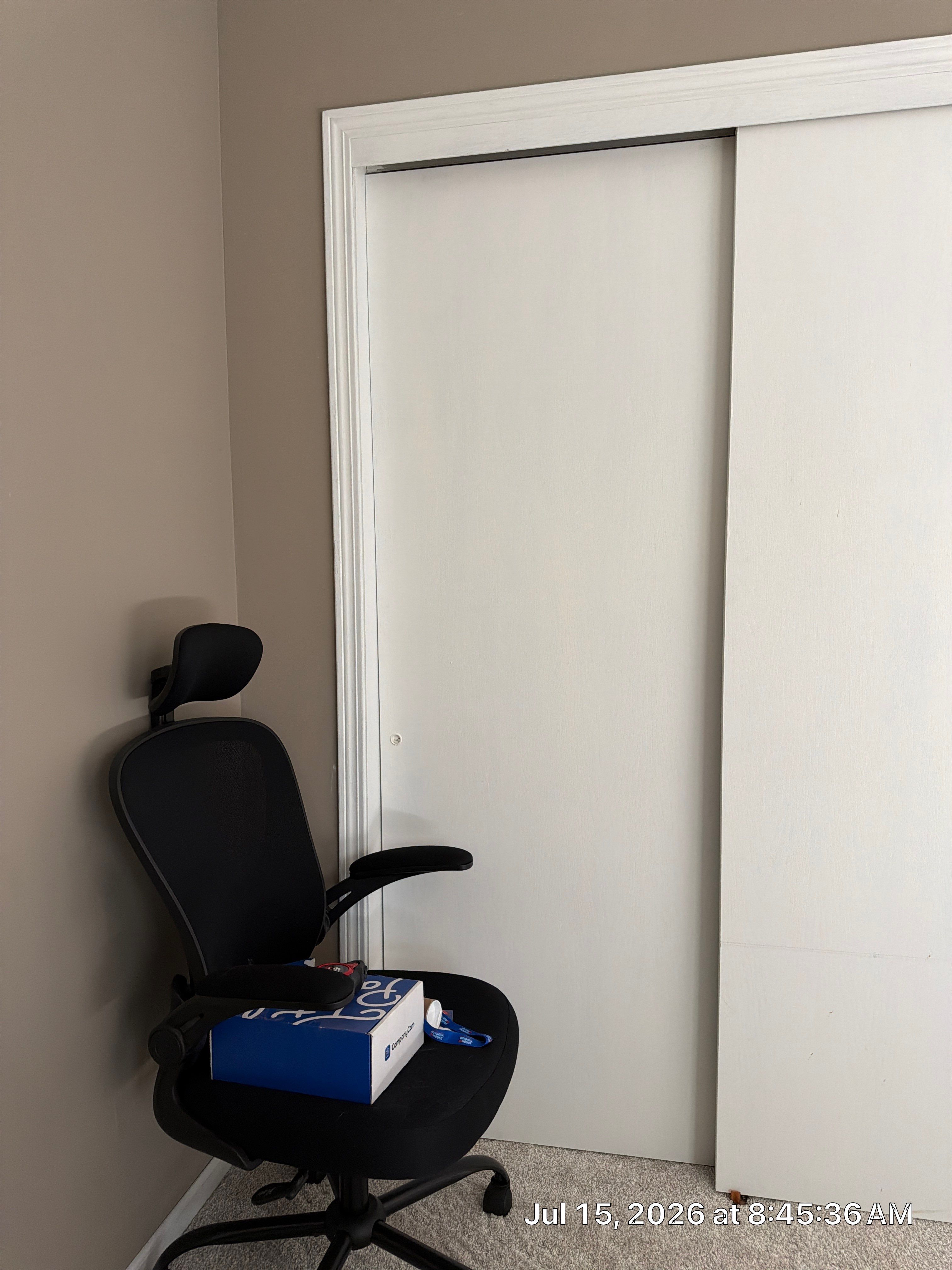 Closet Door Alignment and Interior Surface Repairs in Oconomowoc by CompanyCam Sales Demo