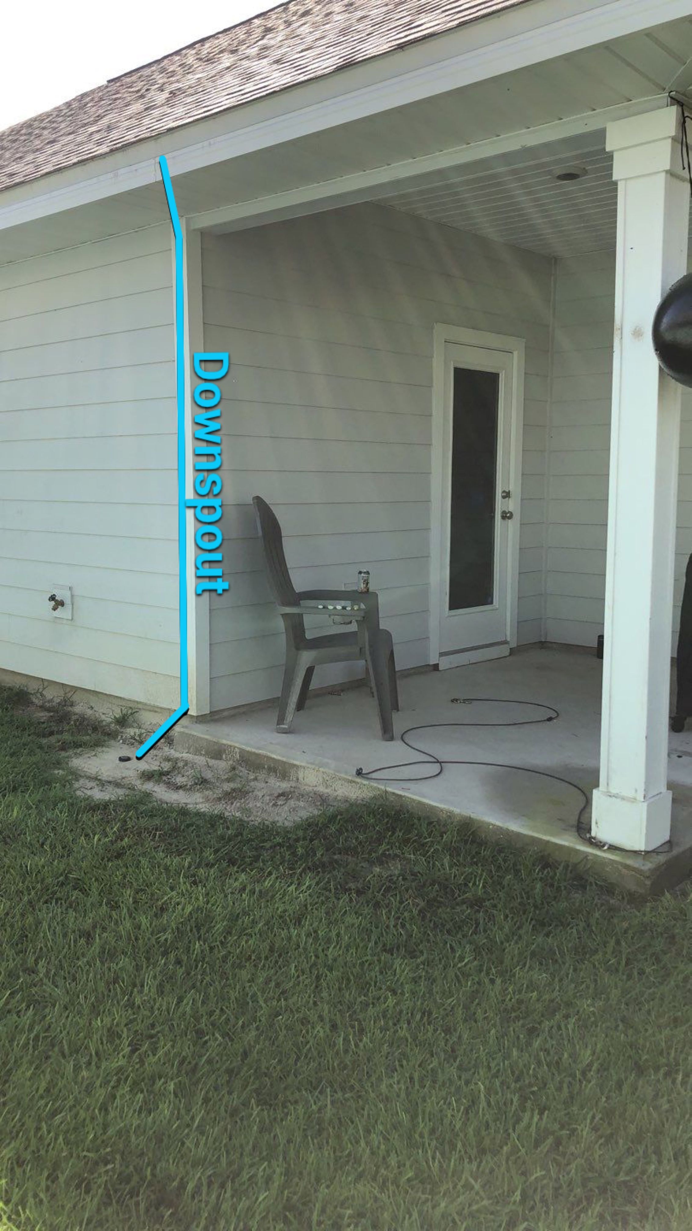 Seamless Gutter Installation using White by Gutter Professors