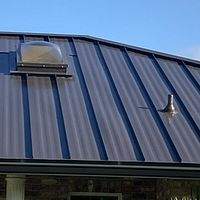 24ga 1.5" Snap- Lock Dark Bronze by Total Roofing System The Metal Roof Experts