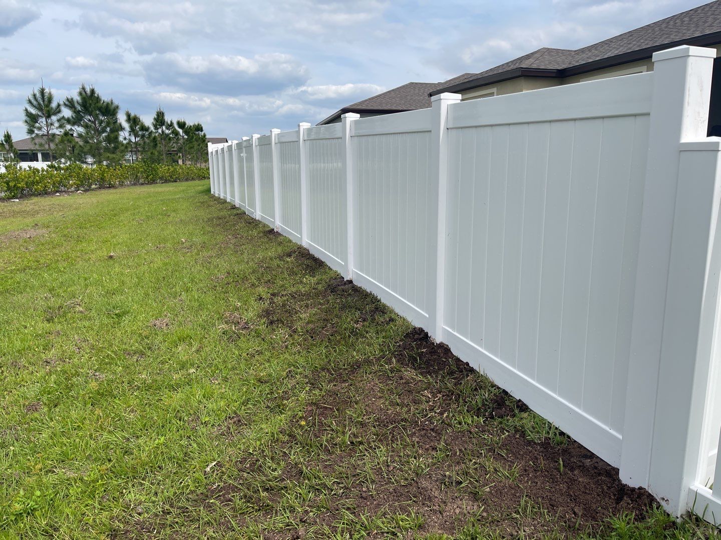 Sarasota, FL- 6 ft. White Vinyl Privacy Fence by Asap fence and gates, LLC