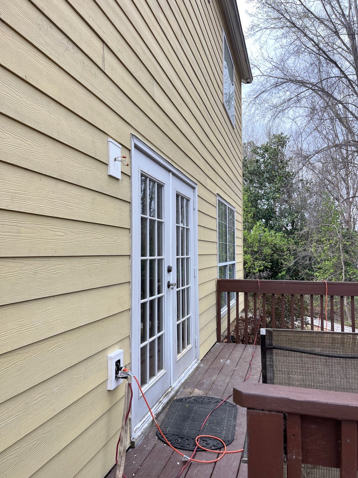 Siding and Rotten Wood Replacement, Deck Stain, and Exterior Painting in Kennesaw, GA by Nelson Exteriors