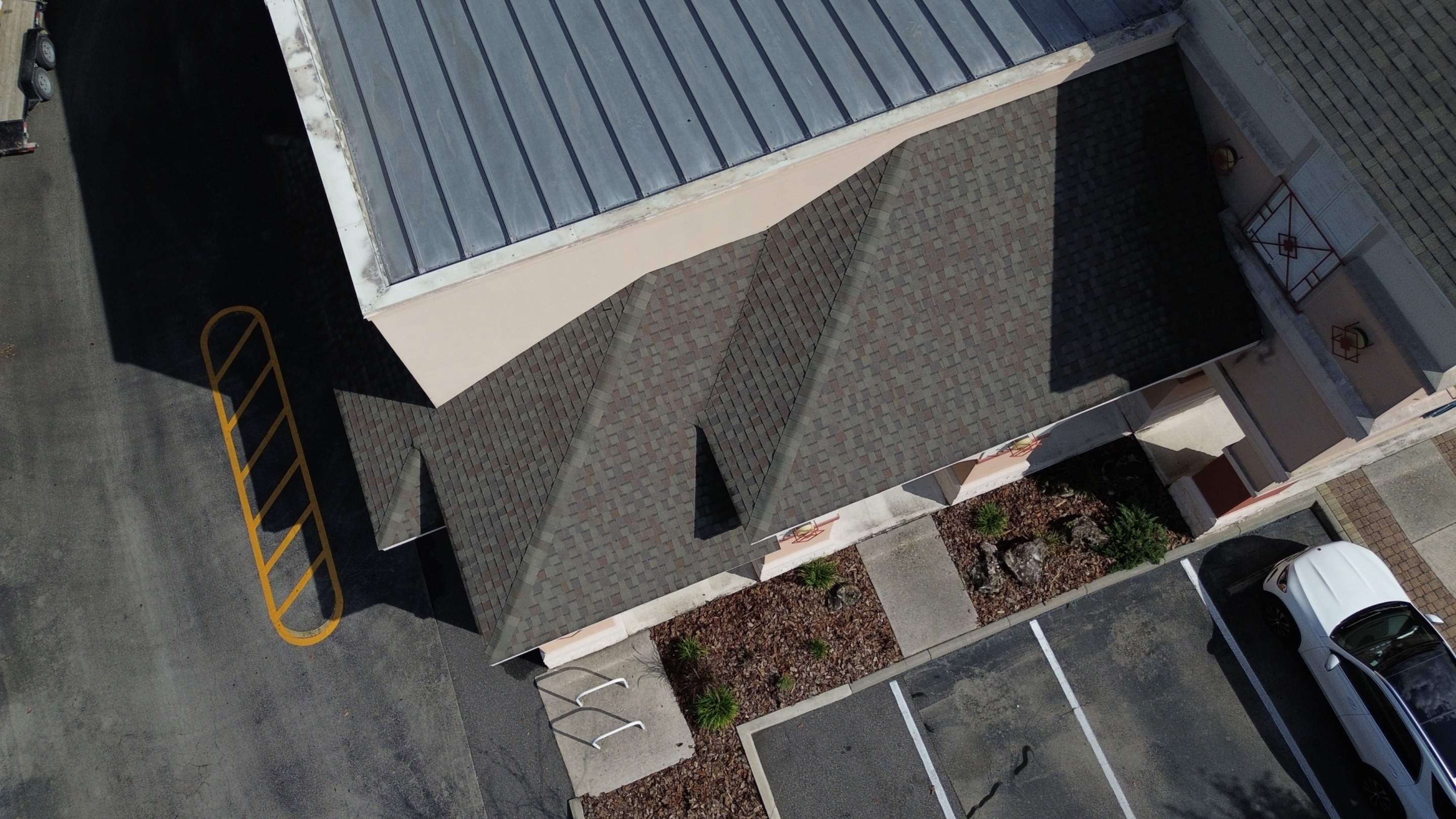 Reroofing a Commercial Building on Archer Road Gainesville, FL by Brehm Roofing