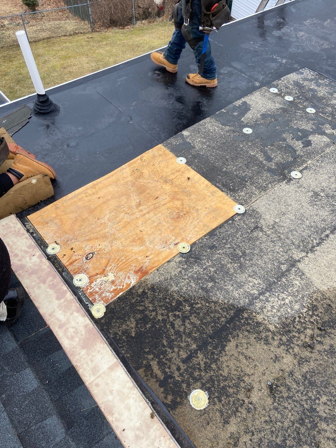 Residential Roofing Repair using EPDM/Rubber by Sensible Home Solutions