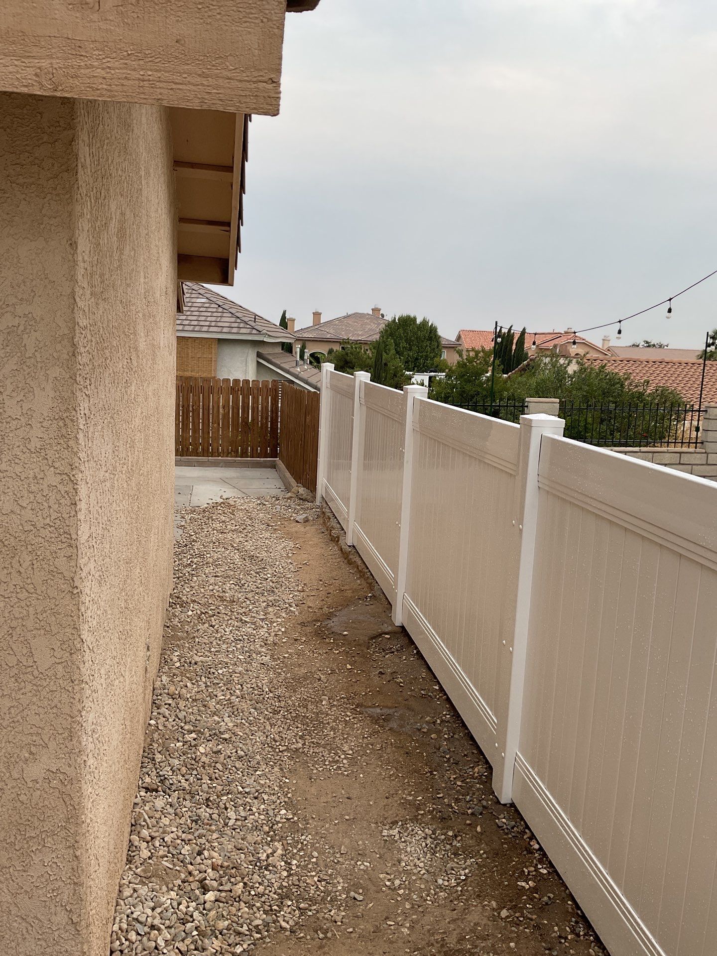 Fence Installation using Vinyl by Fence Guys Inc.