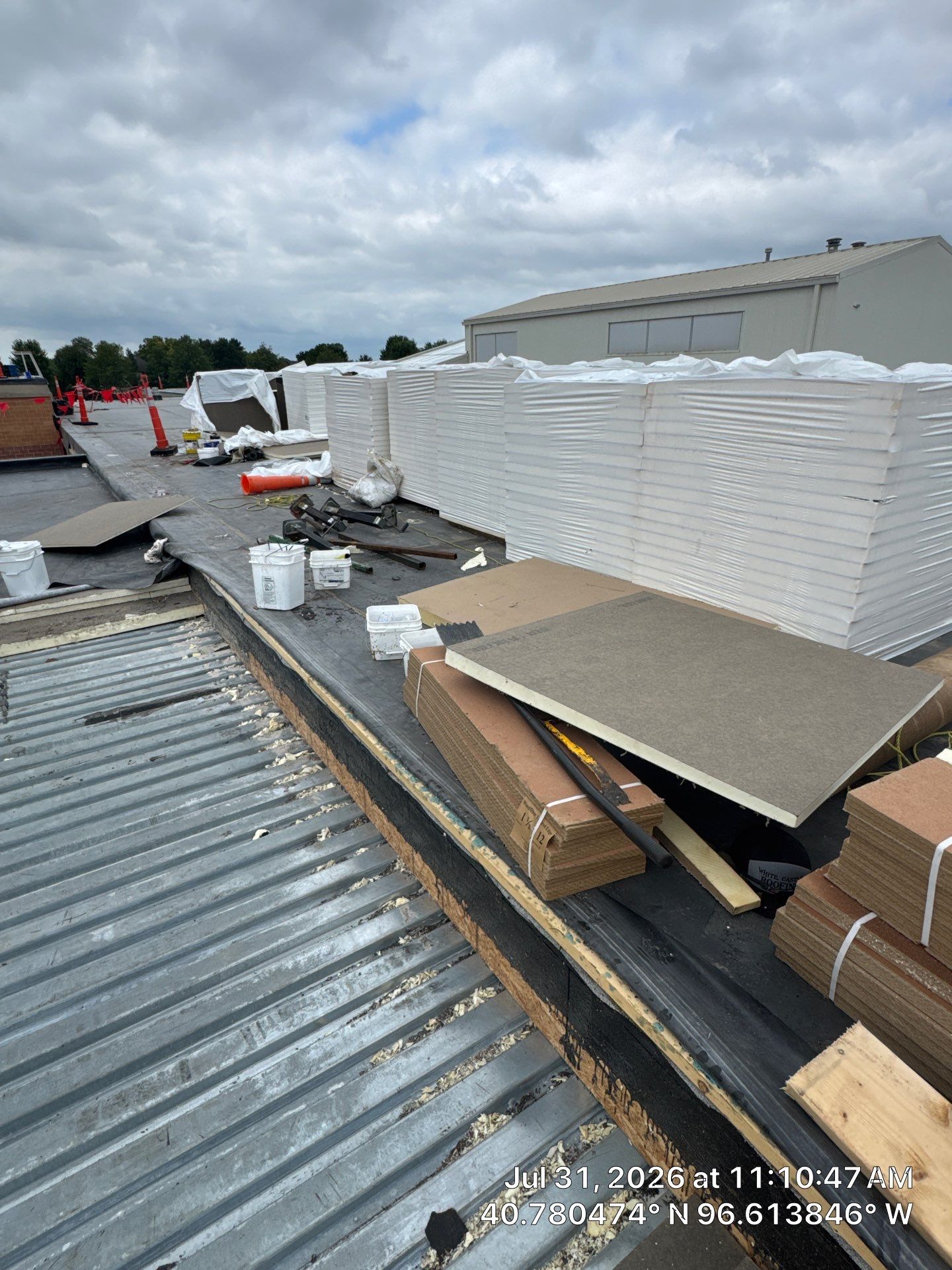 Commercial Flat Roof Installation for Lincoln Middle School by Customer Success Demo Account