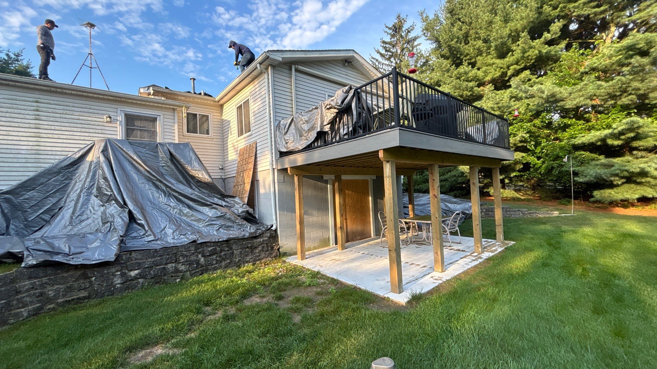 Roof Replacement using Owens Corning Onyx Black by 180 Contractors