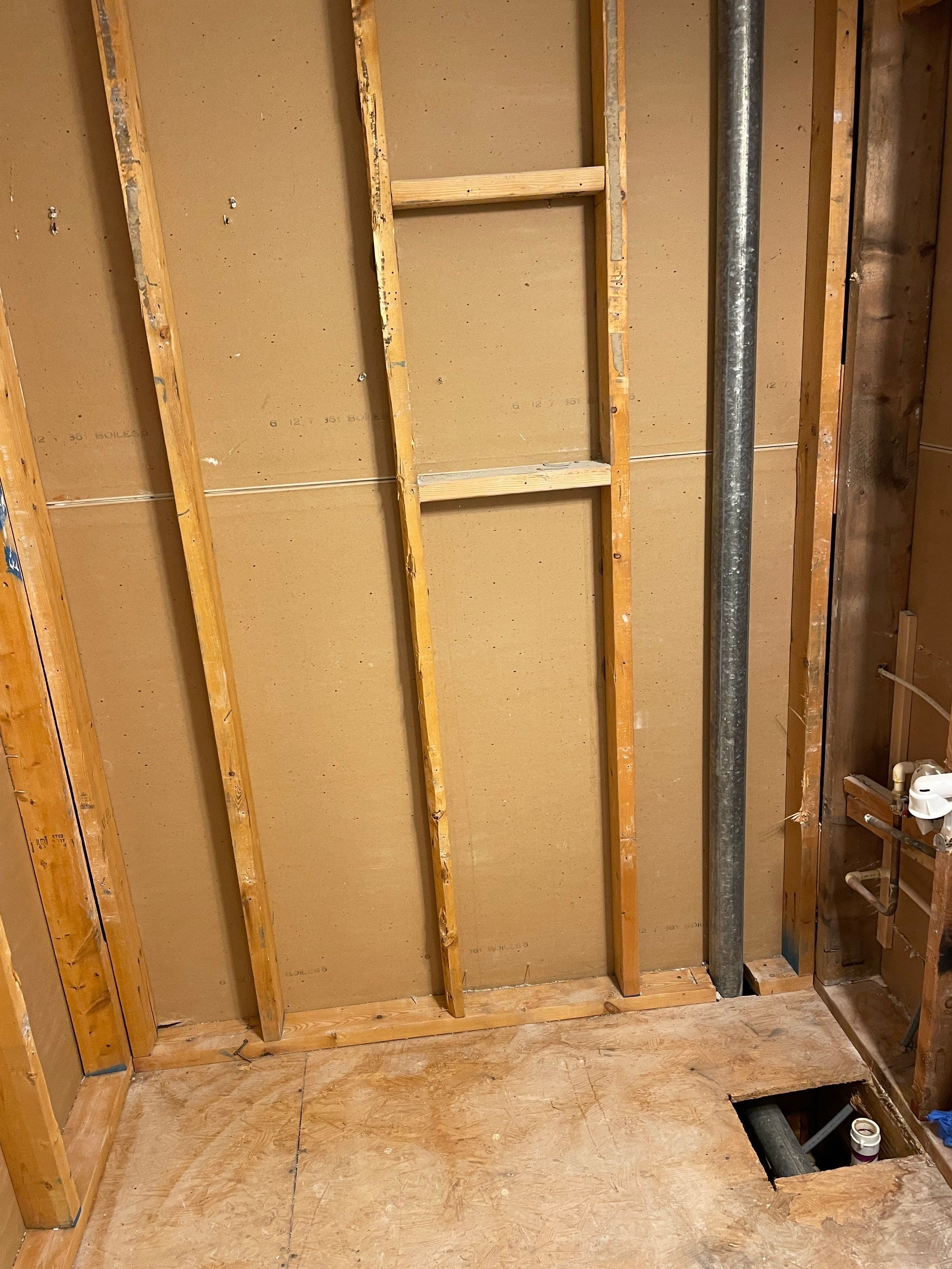 Sleek bathroom shower remodel by Footprints Floors of East Atlanta