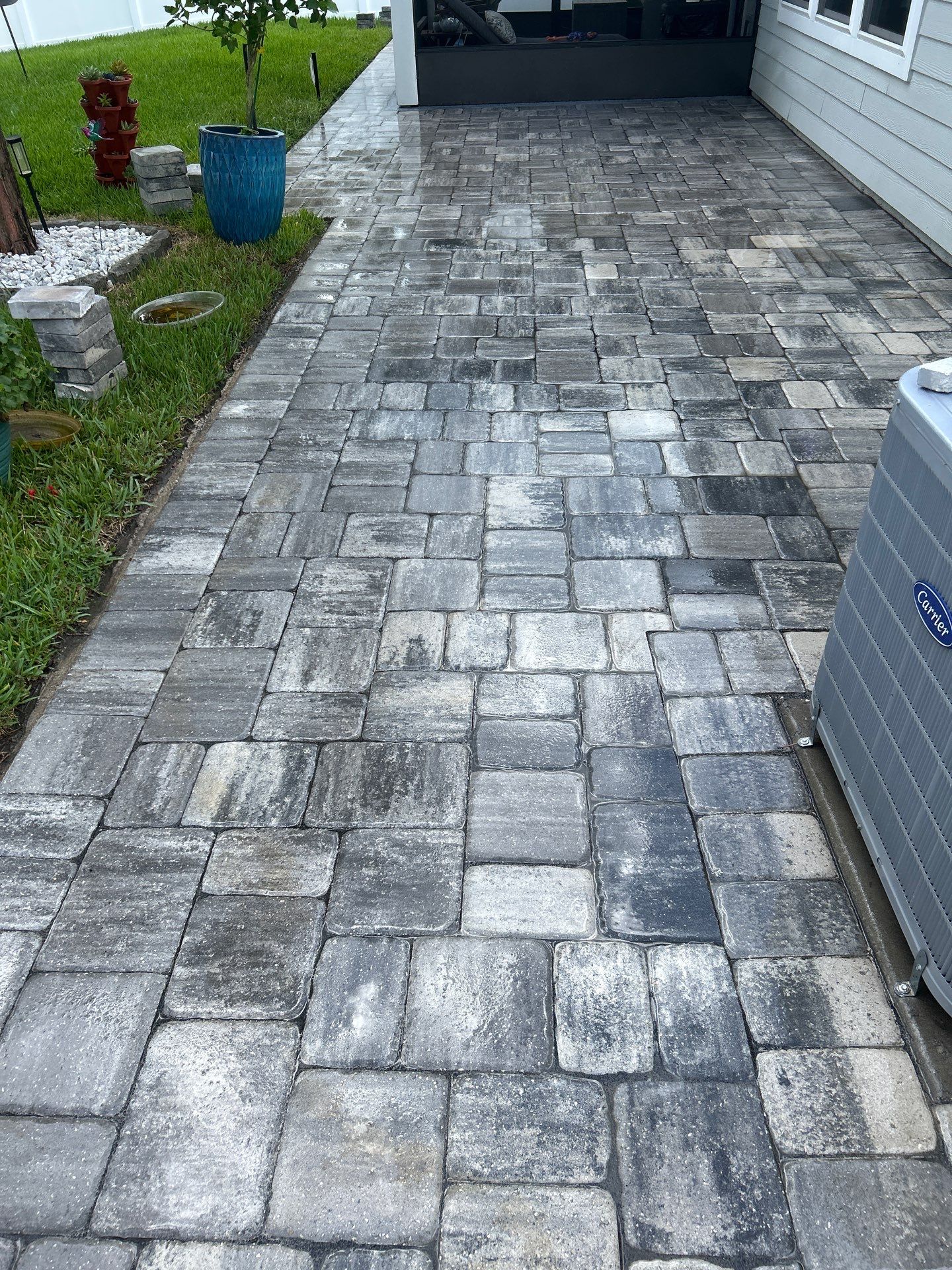 Pavers using Concrete Sealant by DuraSeal