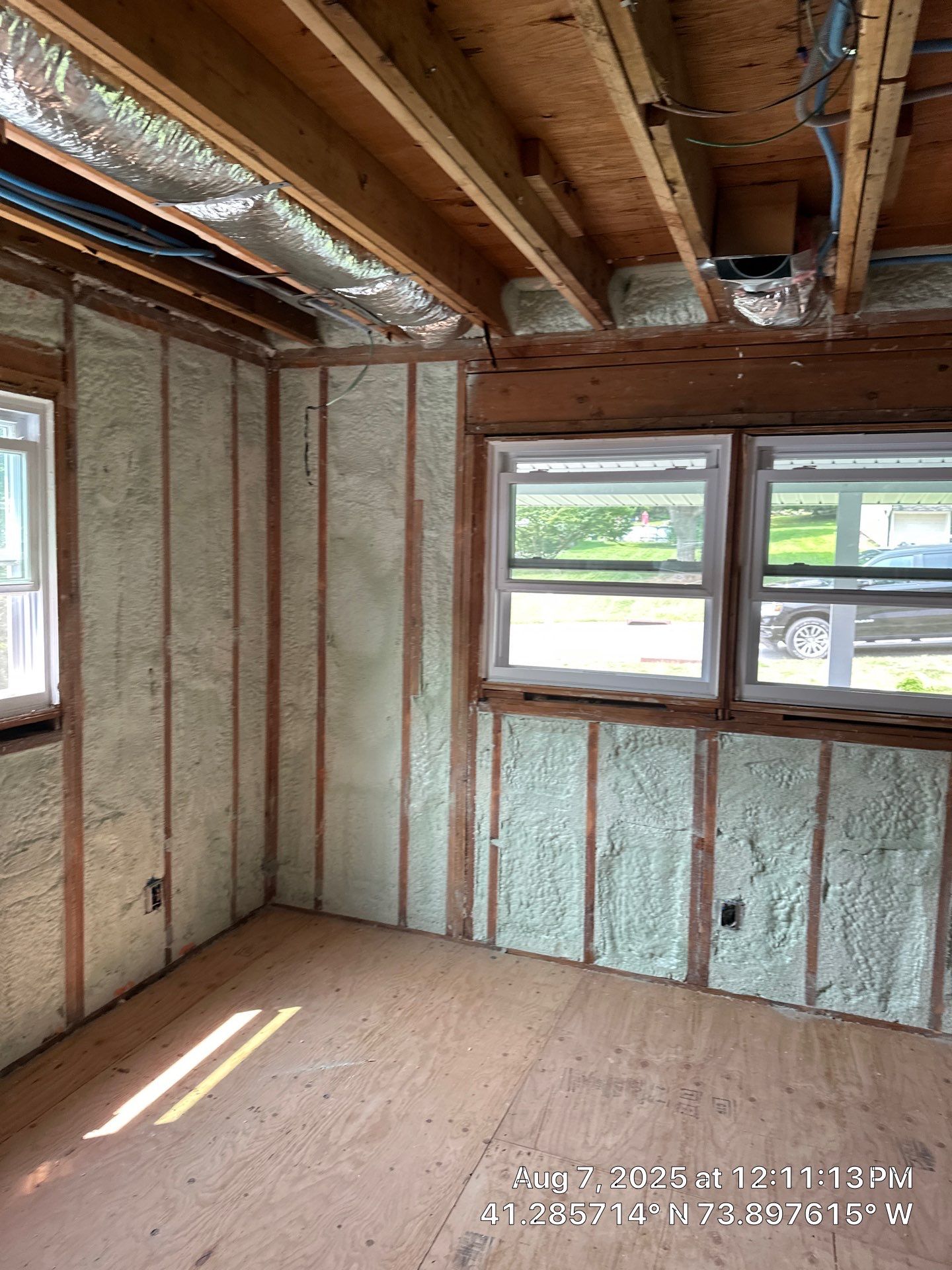 Home Remodel using Closed Cell Spray Foam by NYS Foam & Energy