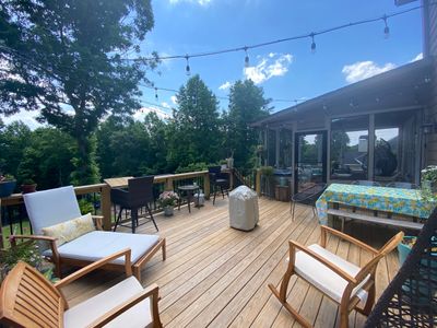Multi-Level Deck Replacement and Bay Window Installation in Suwanee