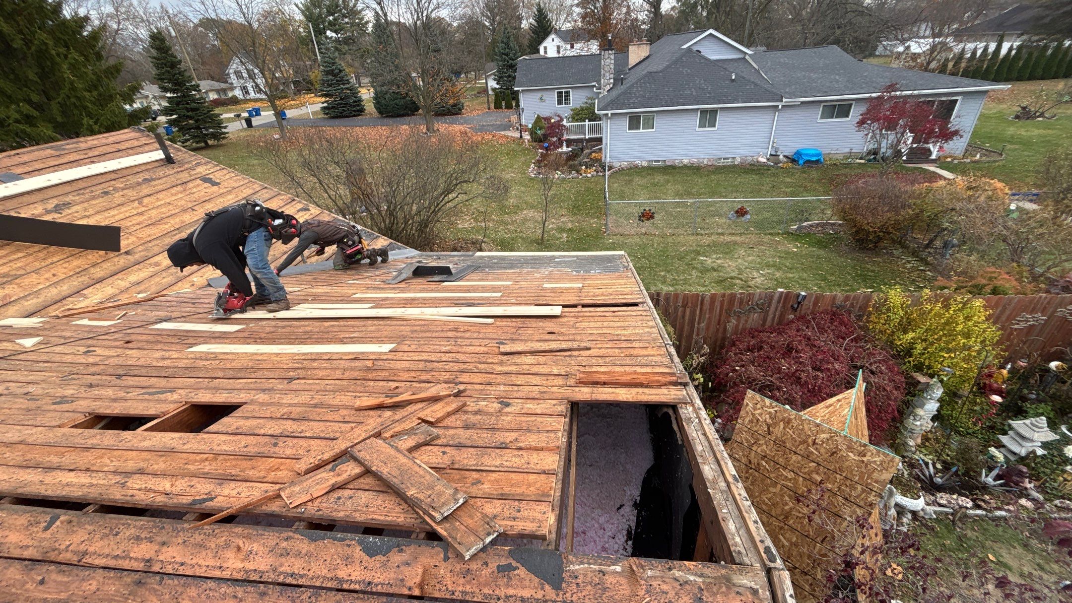 Roof Replacement using Owens Corning Aged Copper by 180 Contractors