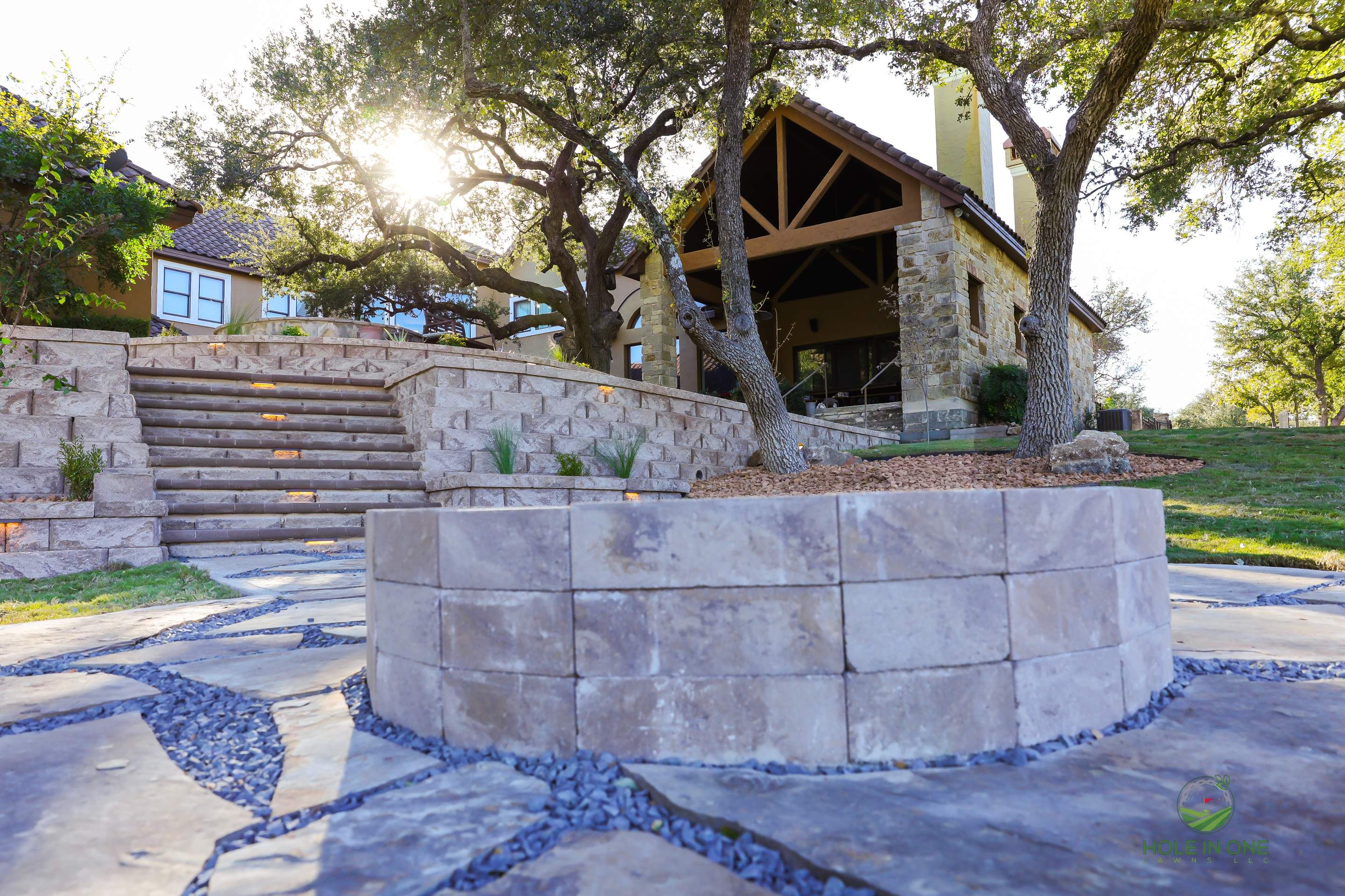 Heights At Stone Oak, San Antonio Tx. by Hole In One Lawns, LLC