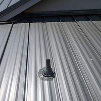 24ga 1.5" Mechanical Seam Pre-Weathered  by Total Roofing System The Metal Roof Experts
