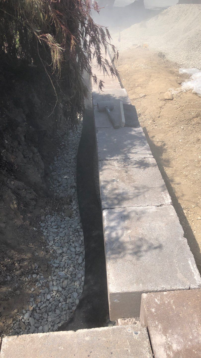 Justin | Retaining Wall, Landscape Project  by Jireh Asphalt & Concrete Inc 