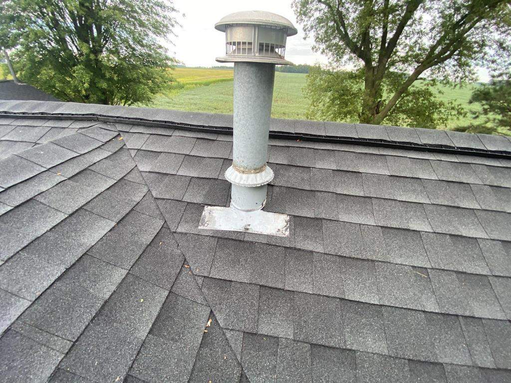 Storm damage roof replacement by Nitro Roofing and Construction