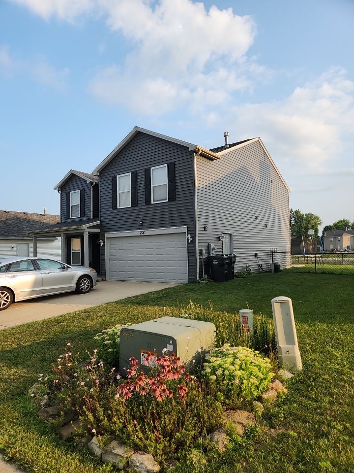 Project in New Whiteland by Moss Roofing