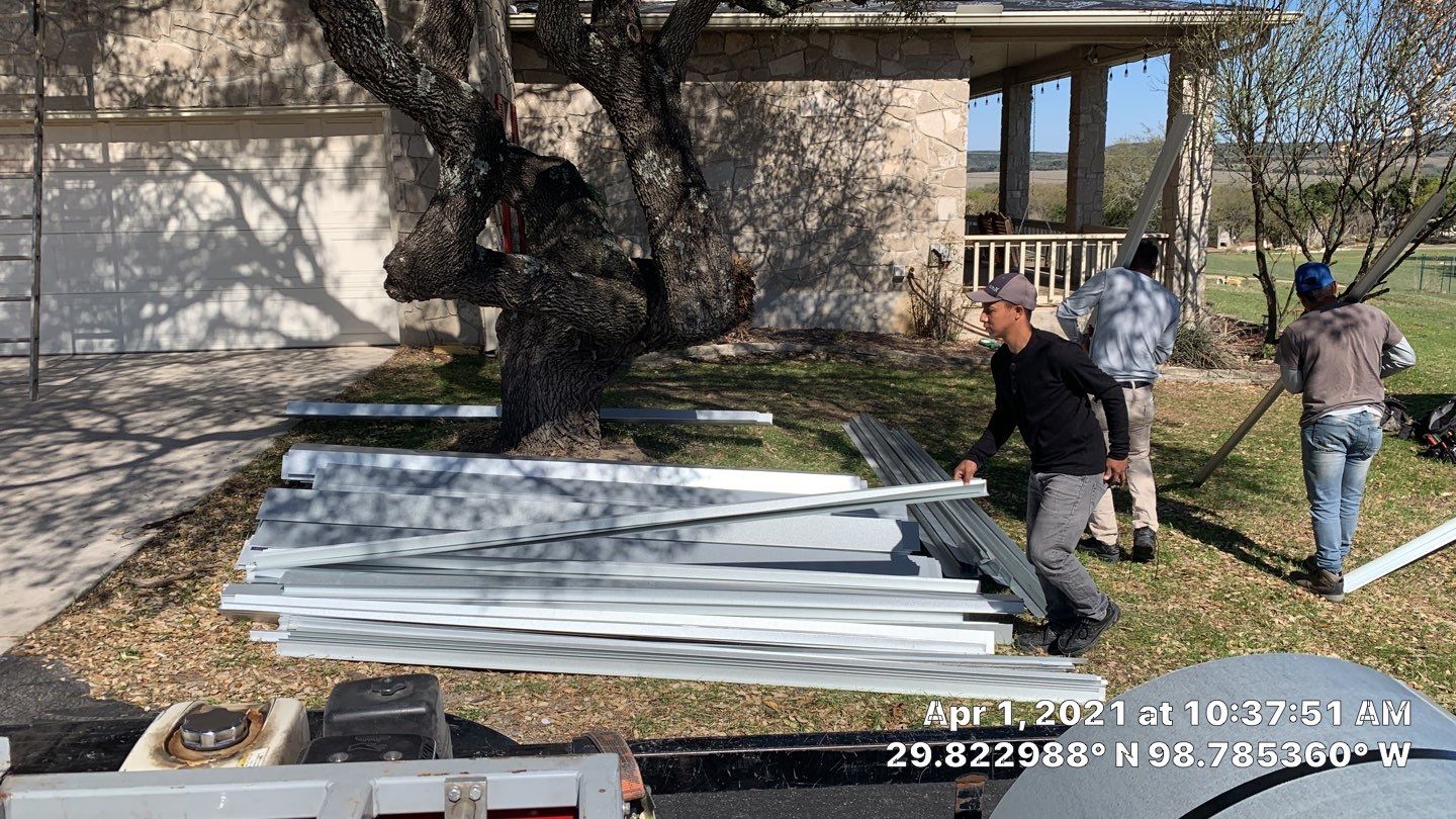 Residential Metal Roof Installation using McElroy Metal by Premier Roofing and Contracting