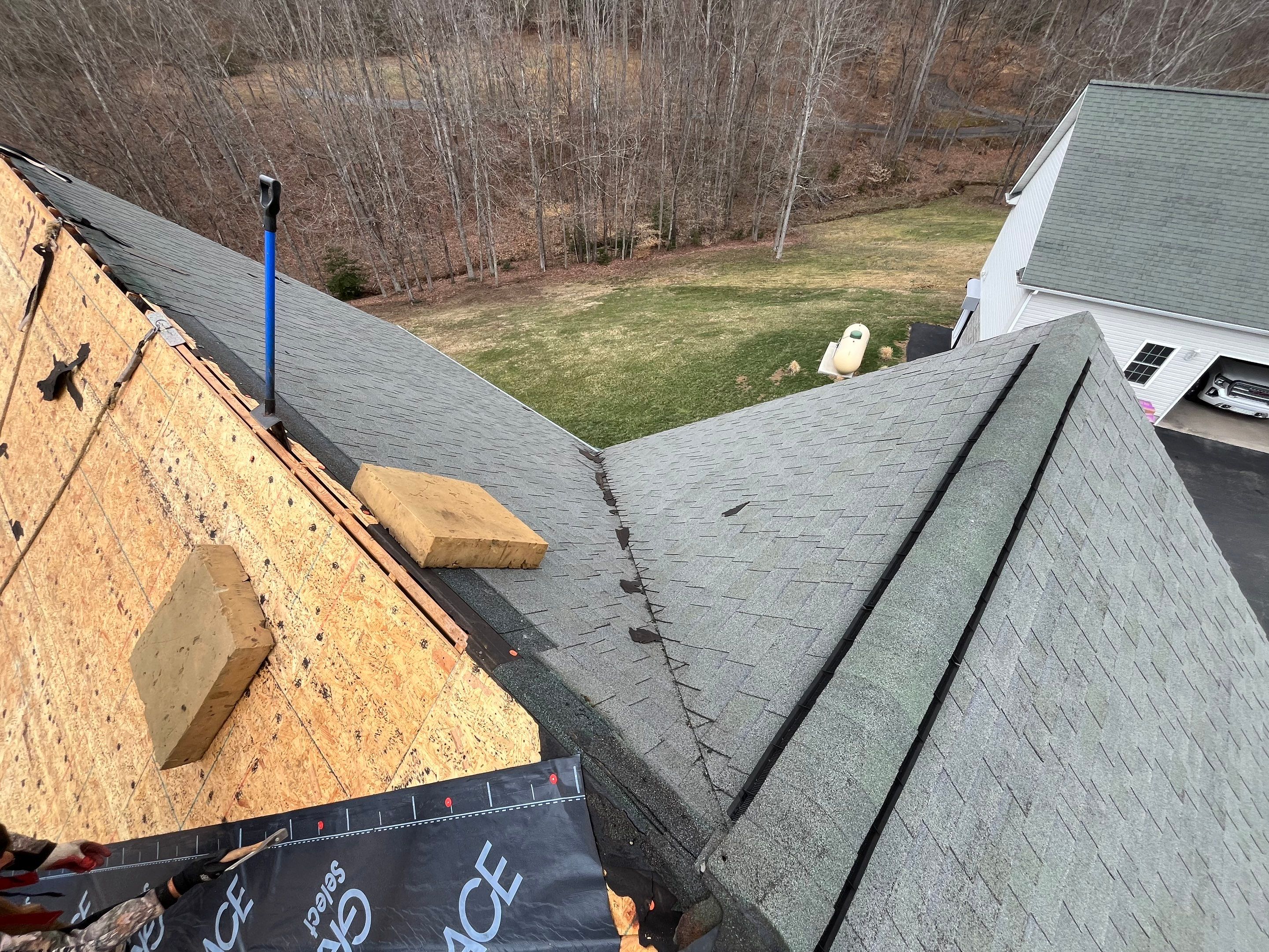 Residential Roofing Installation using Certainteed Landmark Pro Shingles by Fahey Roofing + Contracting