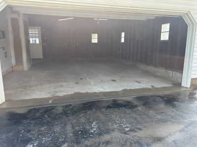 Concrete garage floor replacement