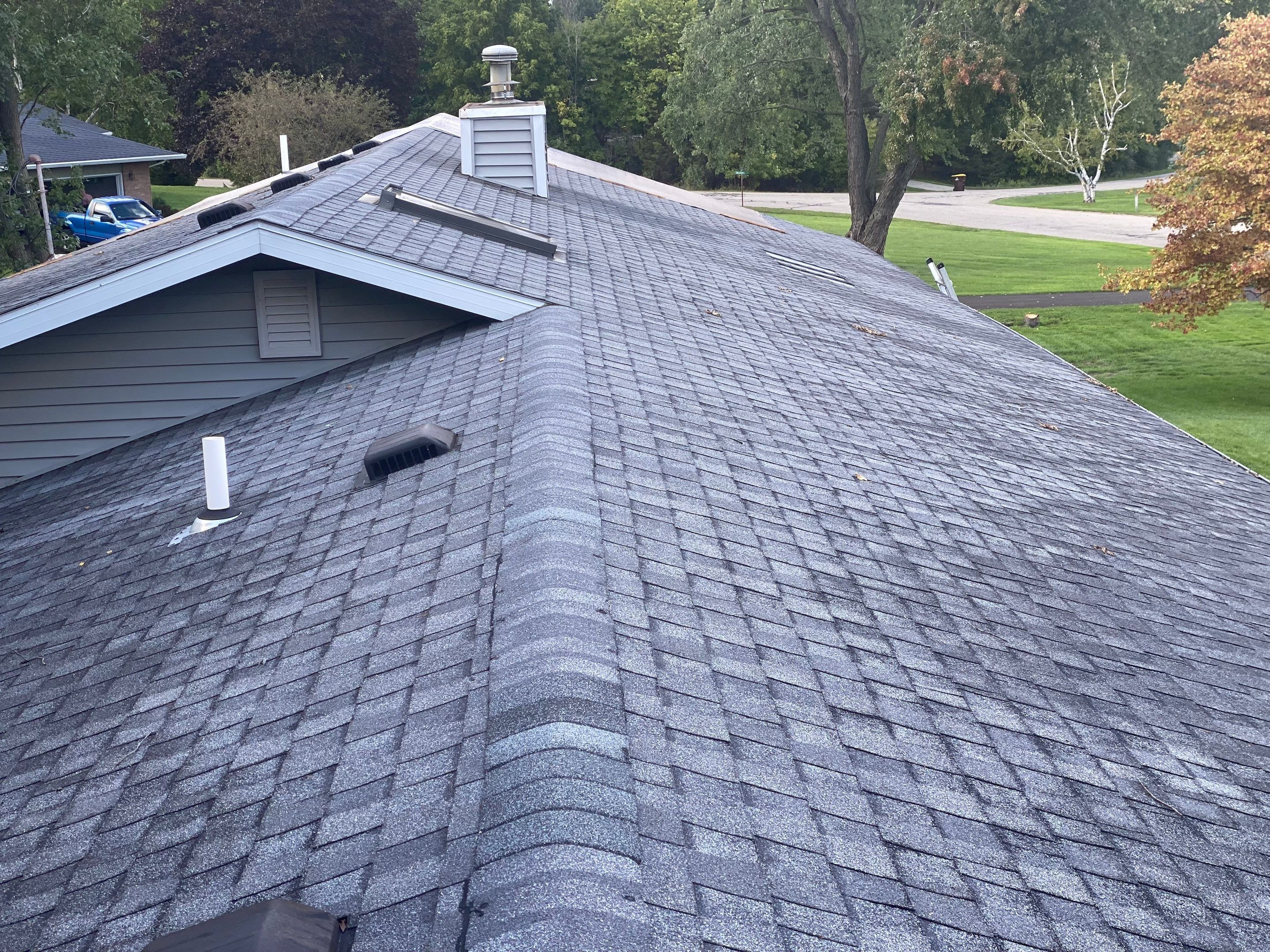 Residential Roofing Installation using Certainteed Landmark ClimateFlex by GRACCO