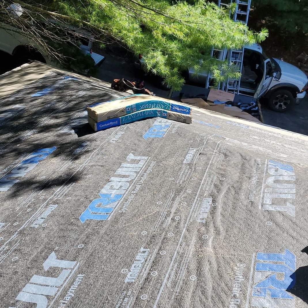 Residential Roofing Installation using CertainTeed Landmark Lifetime Architectural Shingles in Burnt Sienna by Roof Right Inc