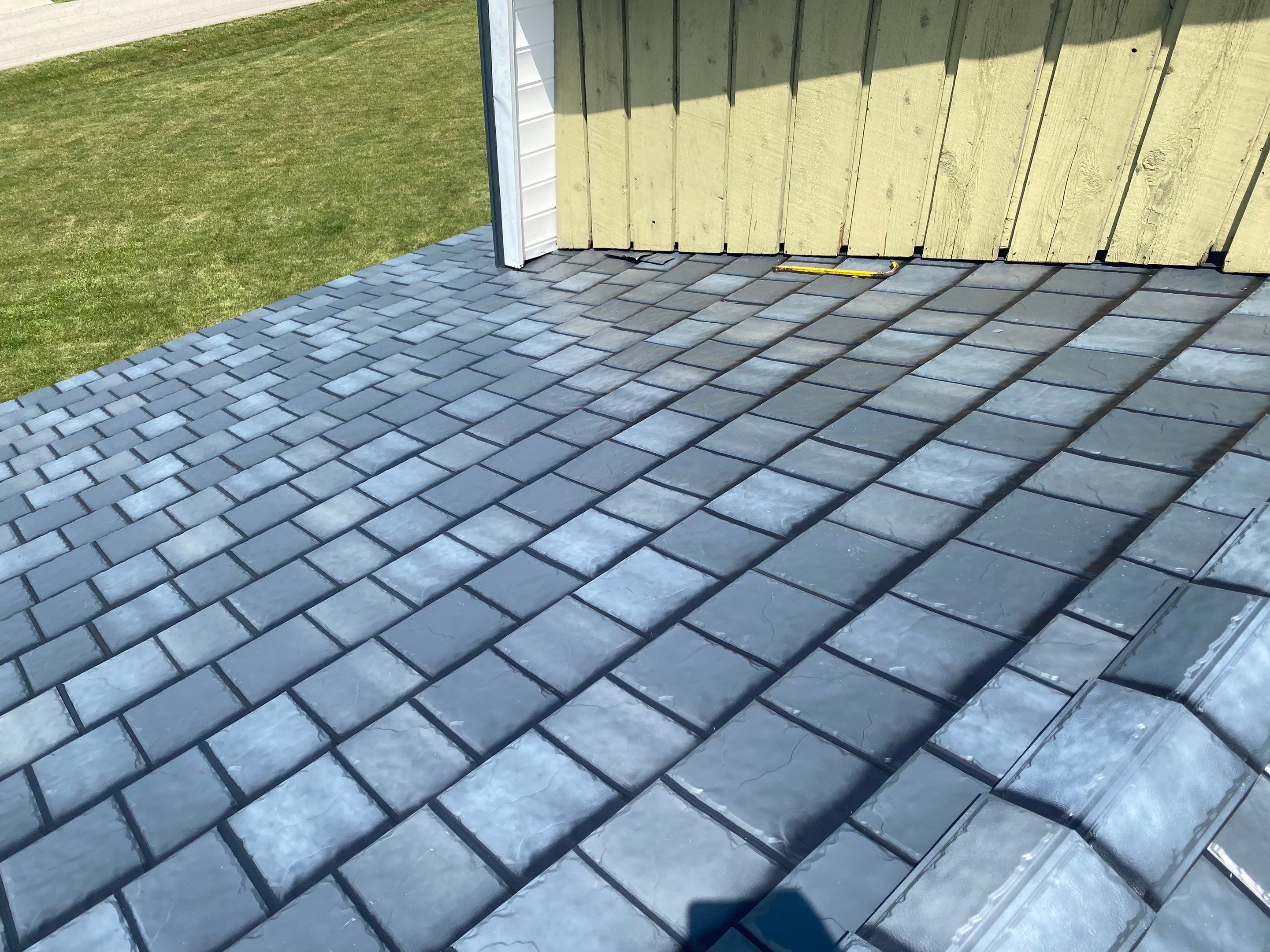 EDCO Slate Style Metal Shingle Roof in Van Wert, Ohio by 4Ever Metal Roofing