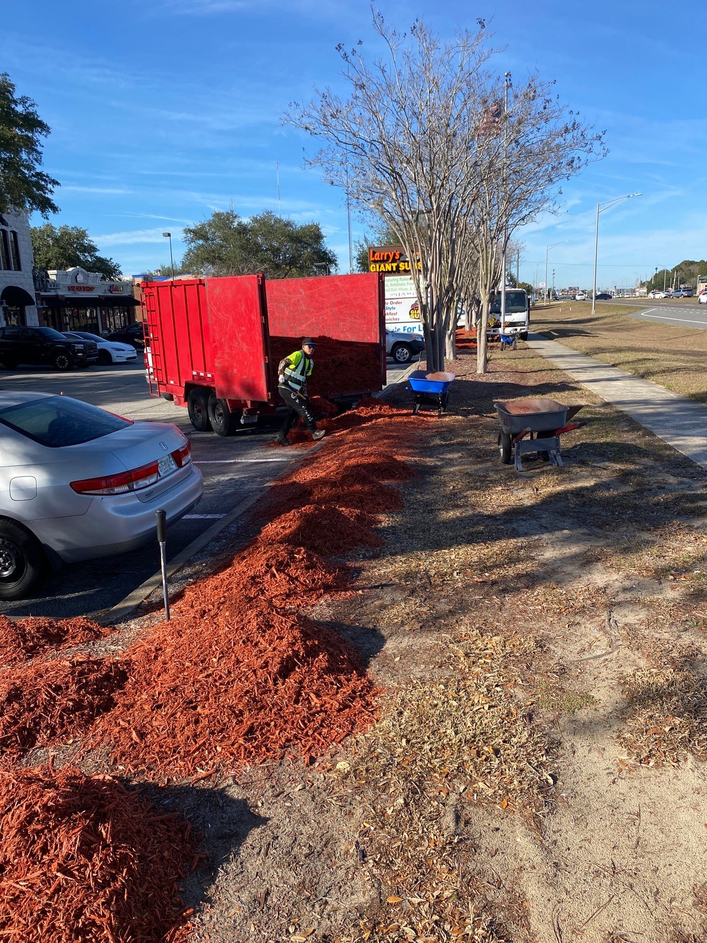 Larry’s Giant Subs | Rock & Mulch by ProGreen Services