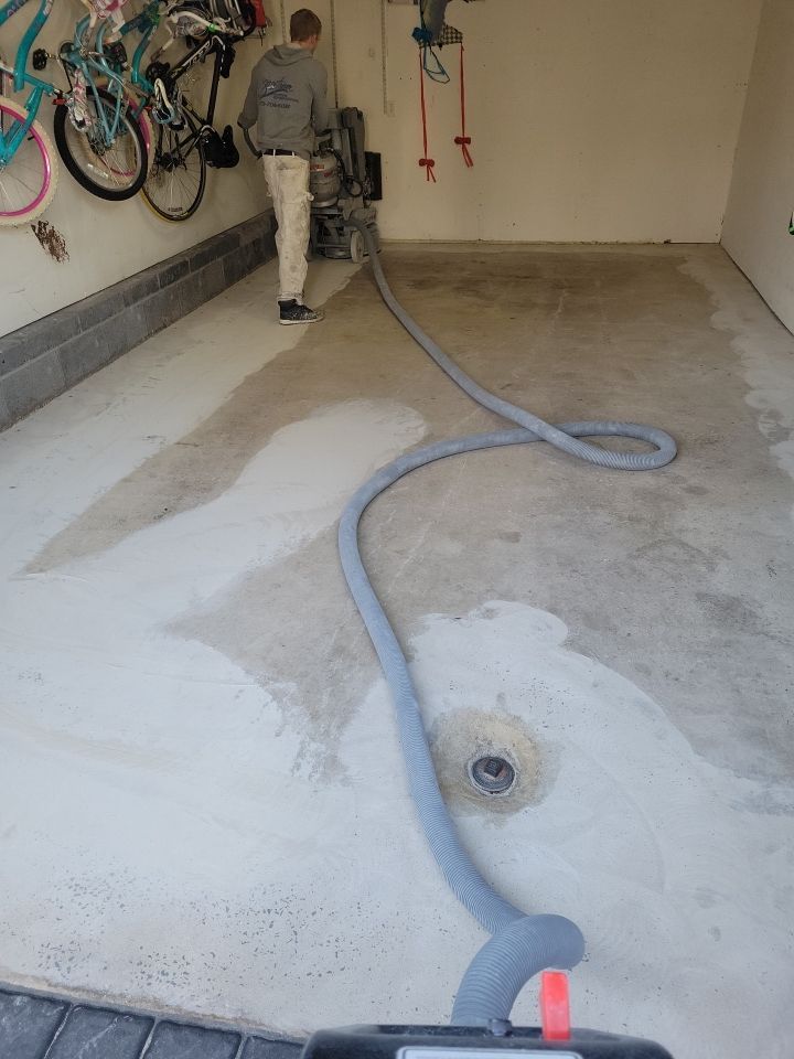 1-Car Penntek Garage Floor in Orbit by Spectrum Painting, LLC