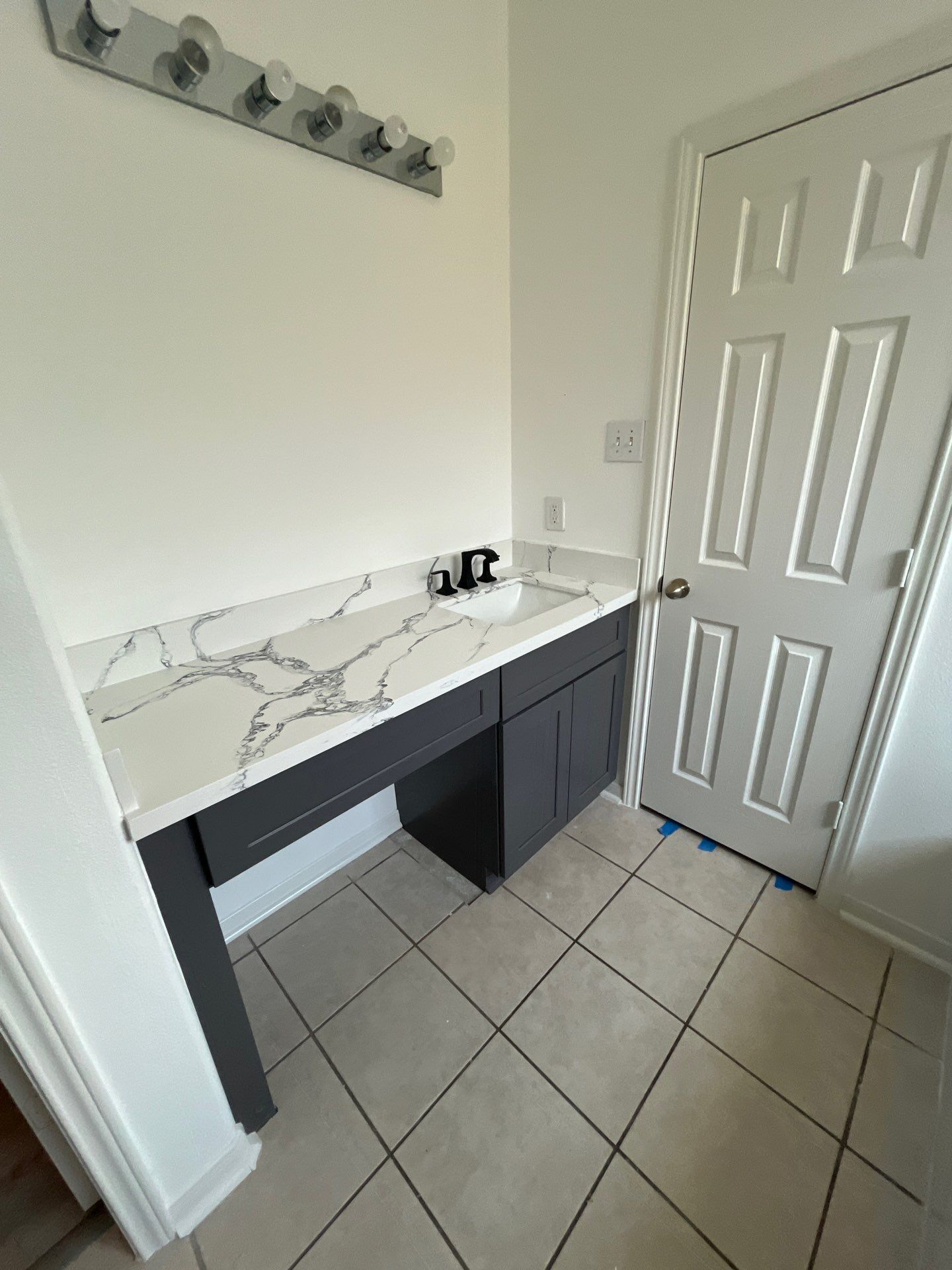 Bathroom Remodel using Water mitigation equipment by L&T General Contractors and Restoration INC