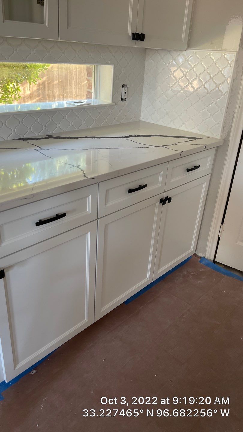 Custom cabinetry Kitchen Remodel by SLM General Contractors & Roofing
