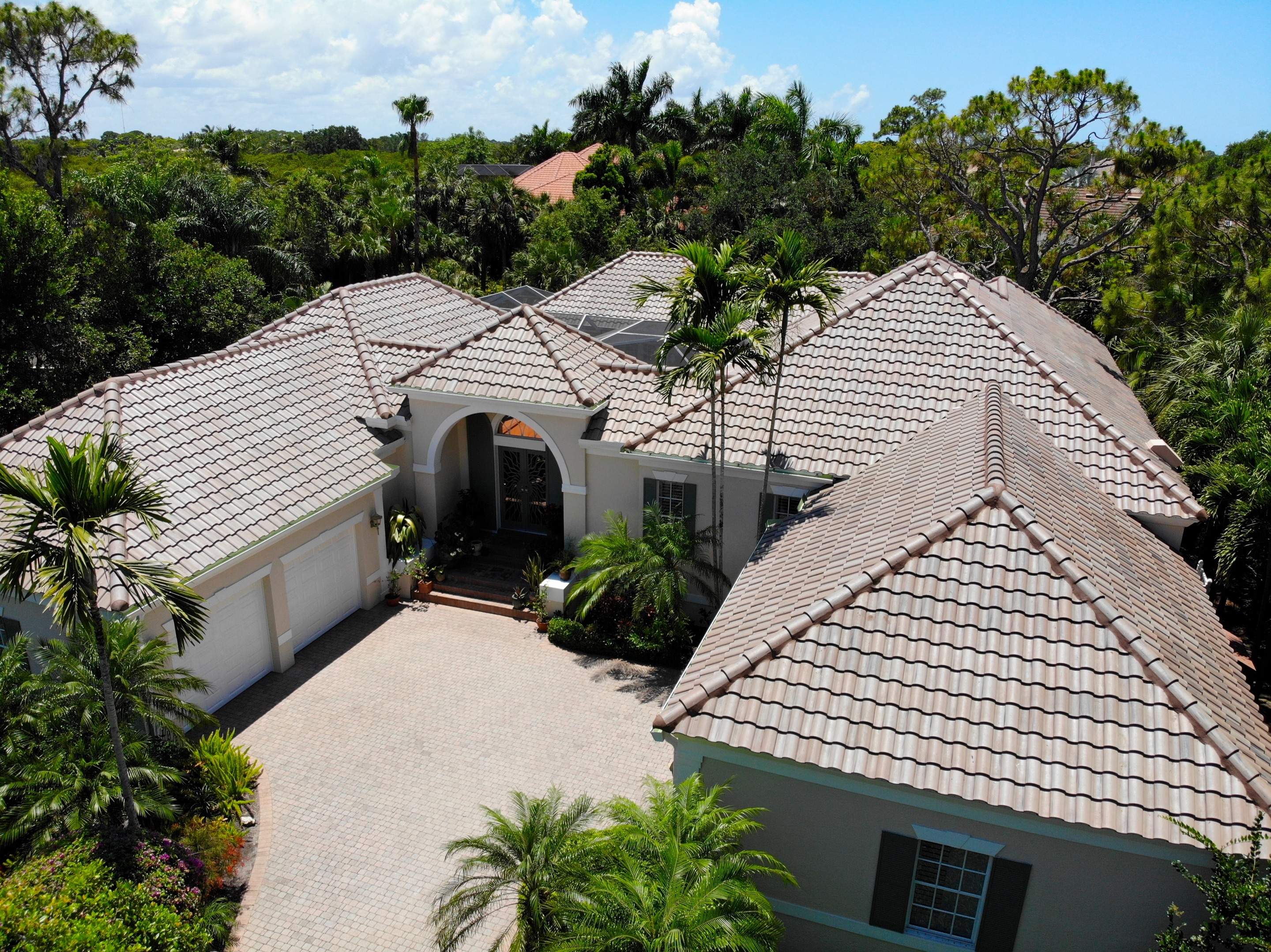 Residential Roofing Installation using Eagle Concrete Tile in Bonita Springs by International Roofing