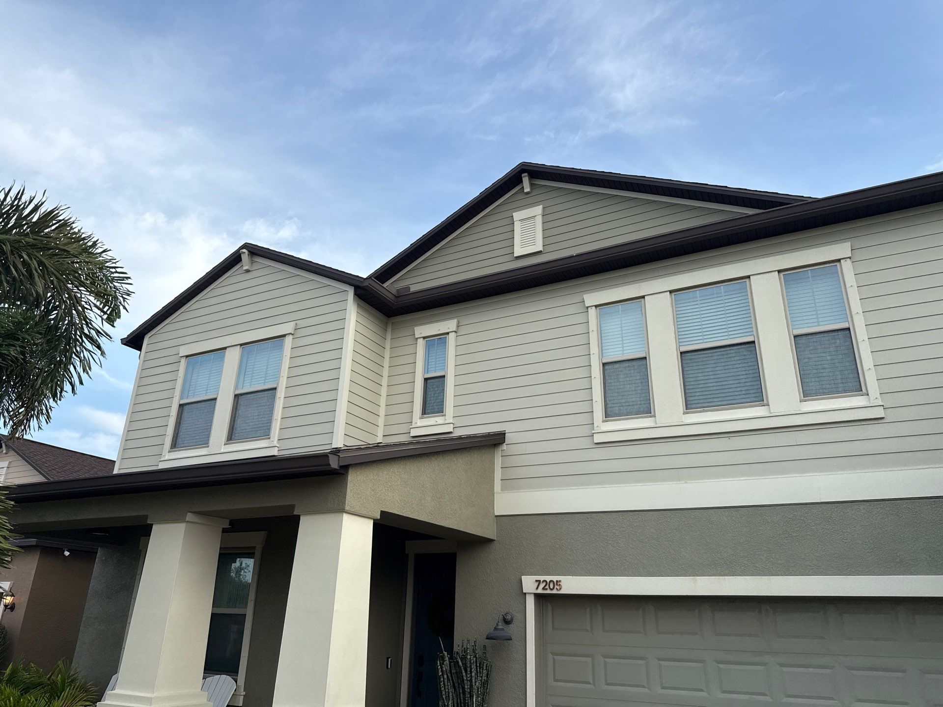 2-Story Asphalt Shingle Roof Cleaning & House Wash – Cypress Mill, Sun City Center, FL by Sunshine AquaWash